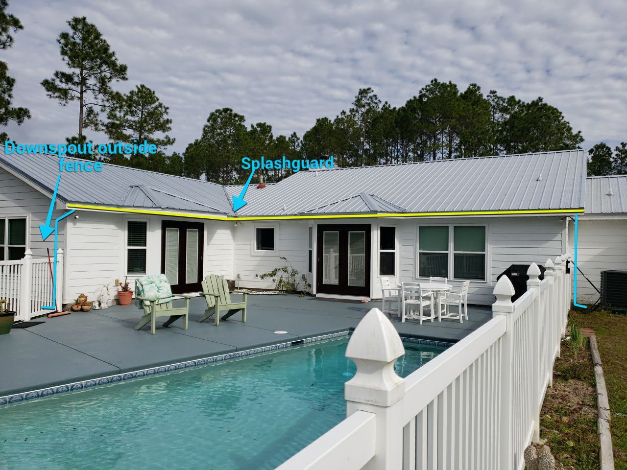 Gutter Installation Using White K-Style Gutters by Gutter Professors
