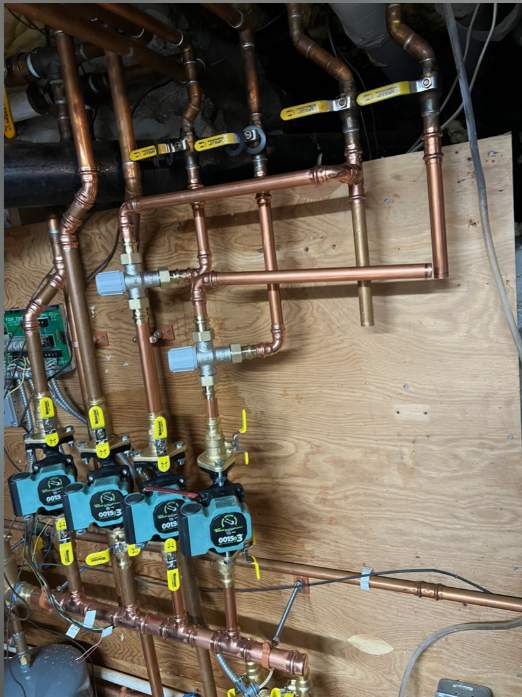 Navien 5-zone Boiler System Setup & Radiant Heating Installation —Marblehead, MA. by FAGONE MECHANICAL