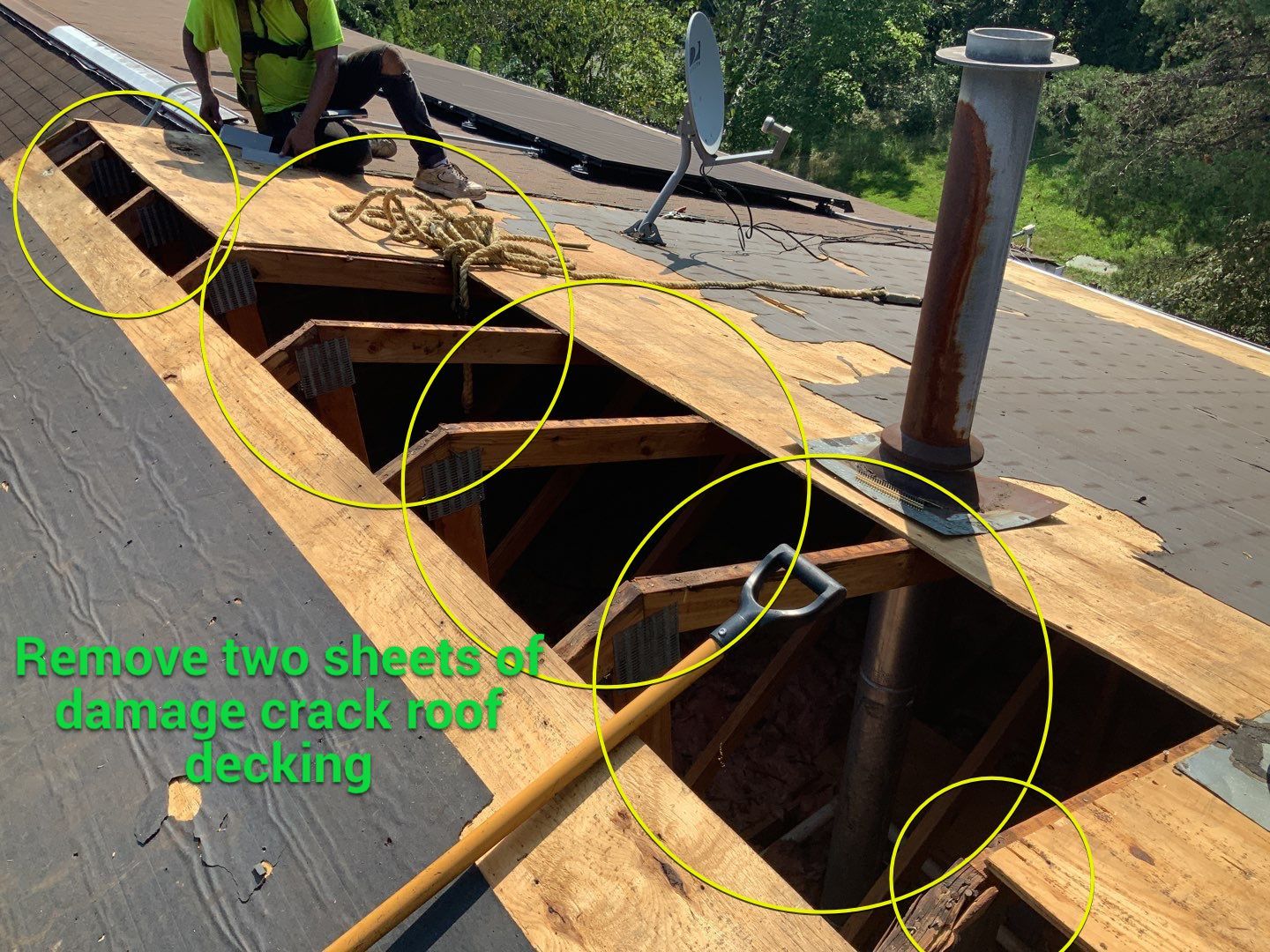 Residential Roofing Installation using Landmark Shingles Color Weatherwood by Alpha Design Services