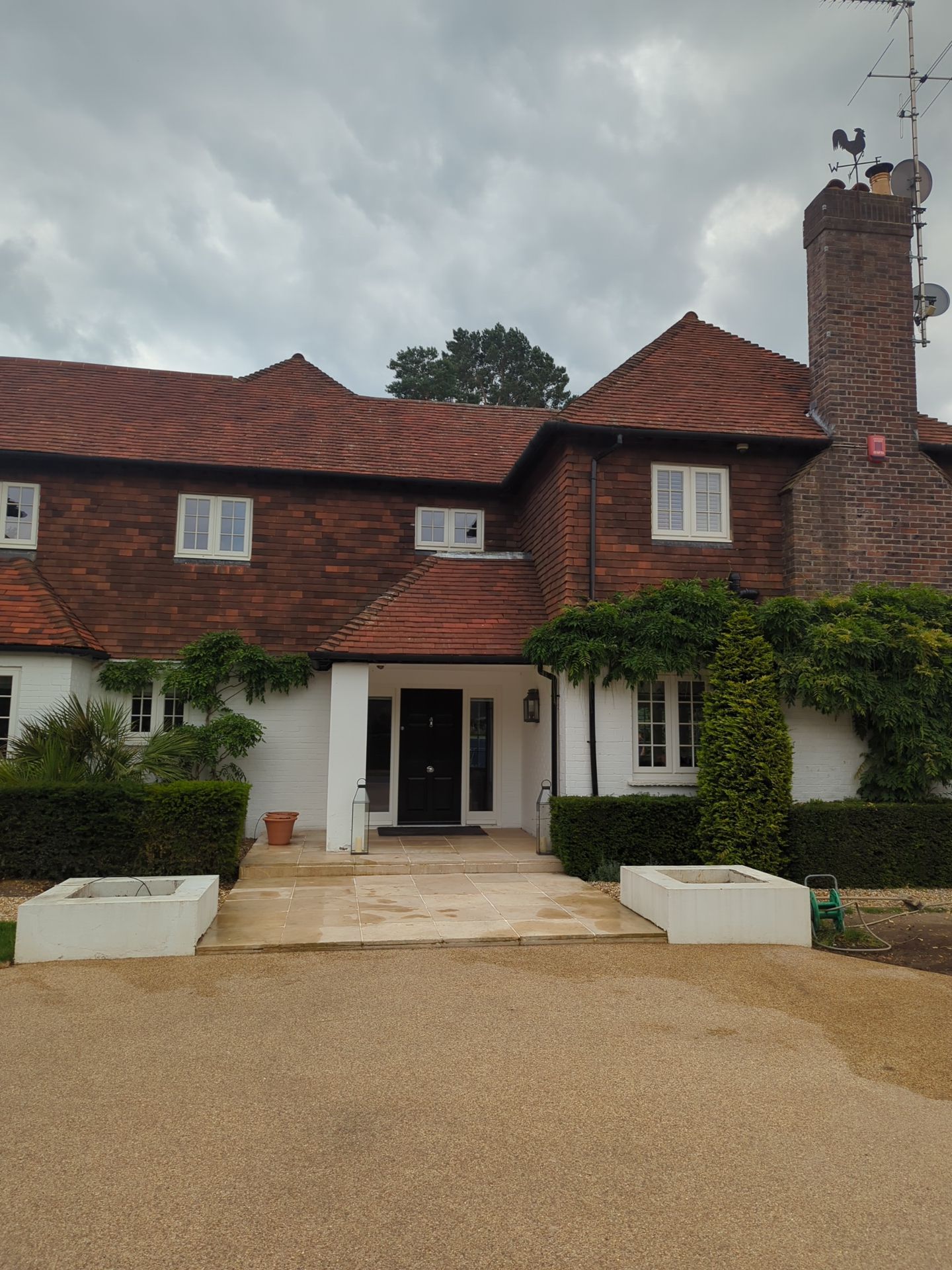 Roof Clean - Biocide Treatment using Honda 15lpm Low Pressure Washing Machine by Ges Exterior Cleaning ltd