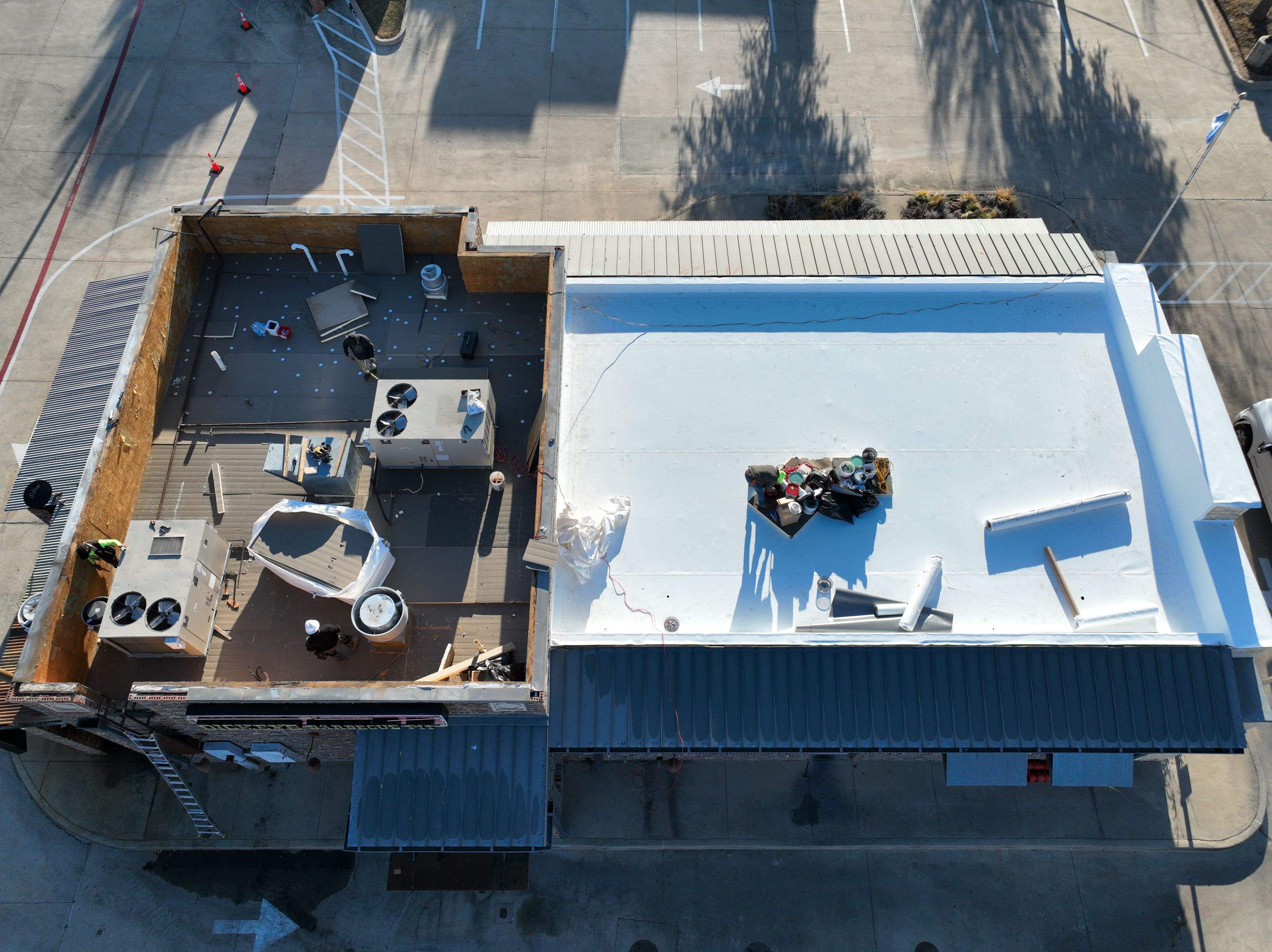 TPO Commercial Roofing Installation by 3:16 Roofing and Construction