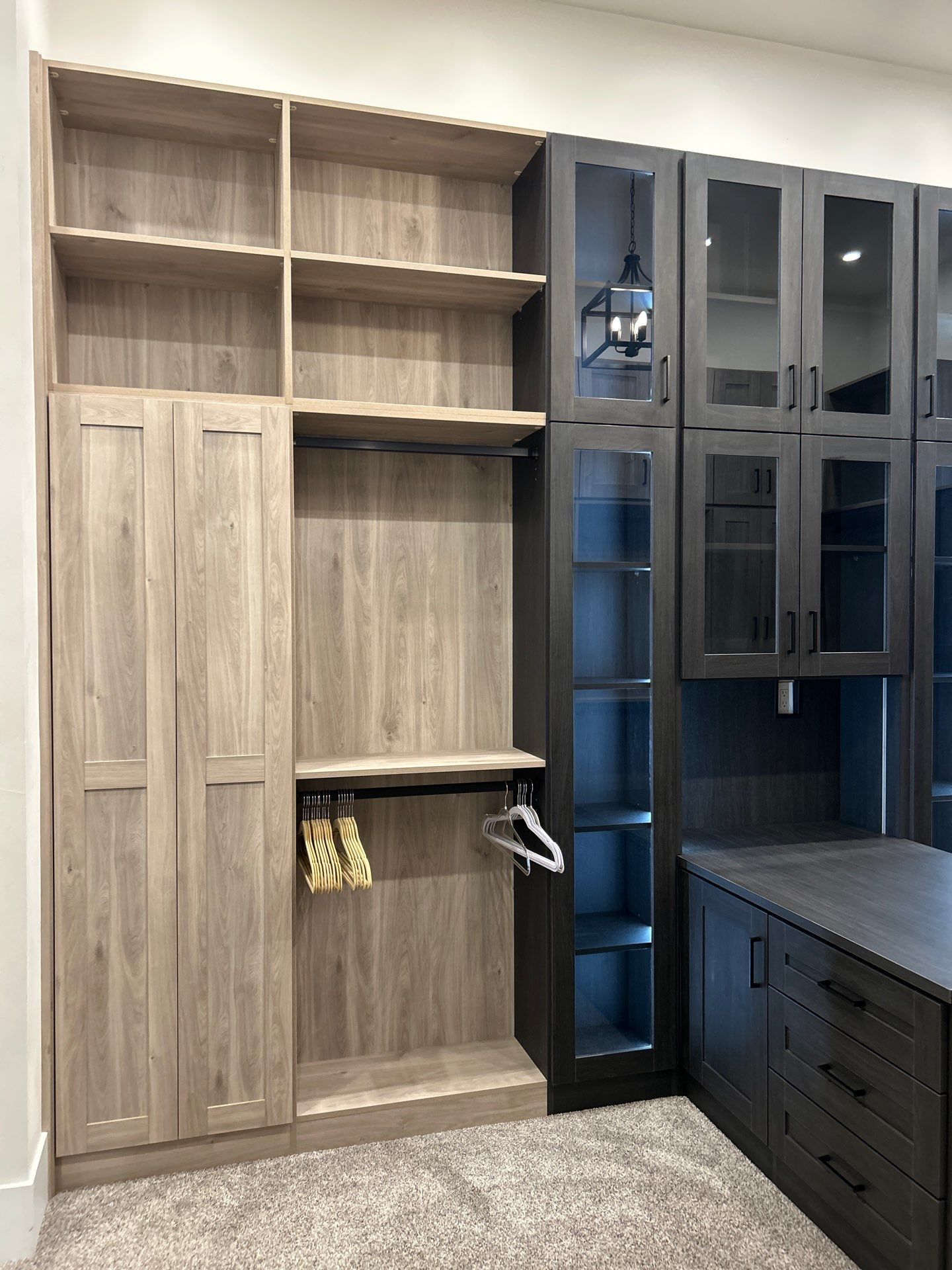 Two-Tone Luxury Closet in Longmont by Concept 32, Inc.