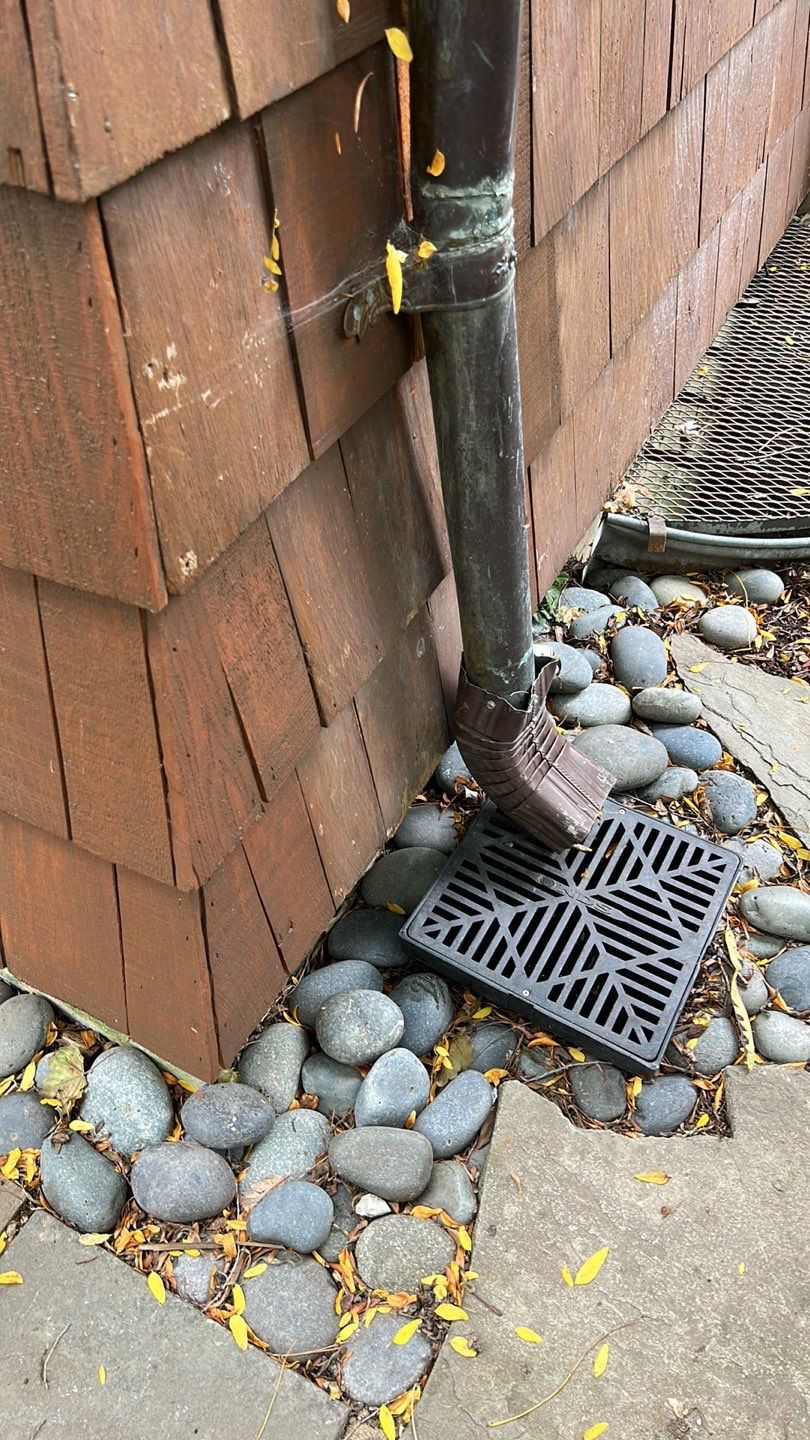 Half Round Copper Gutter Installment by Custom Installations, Inc.