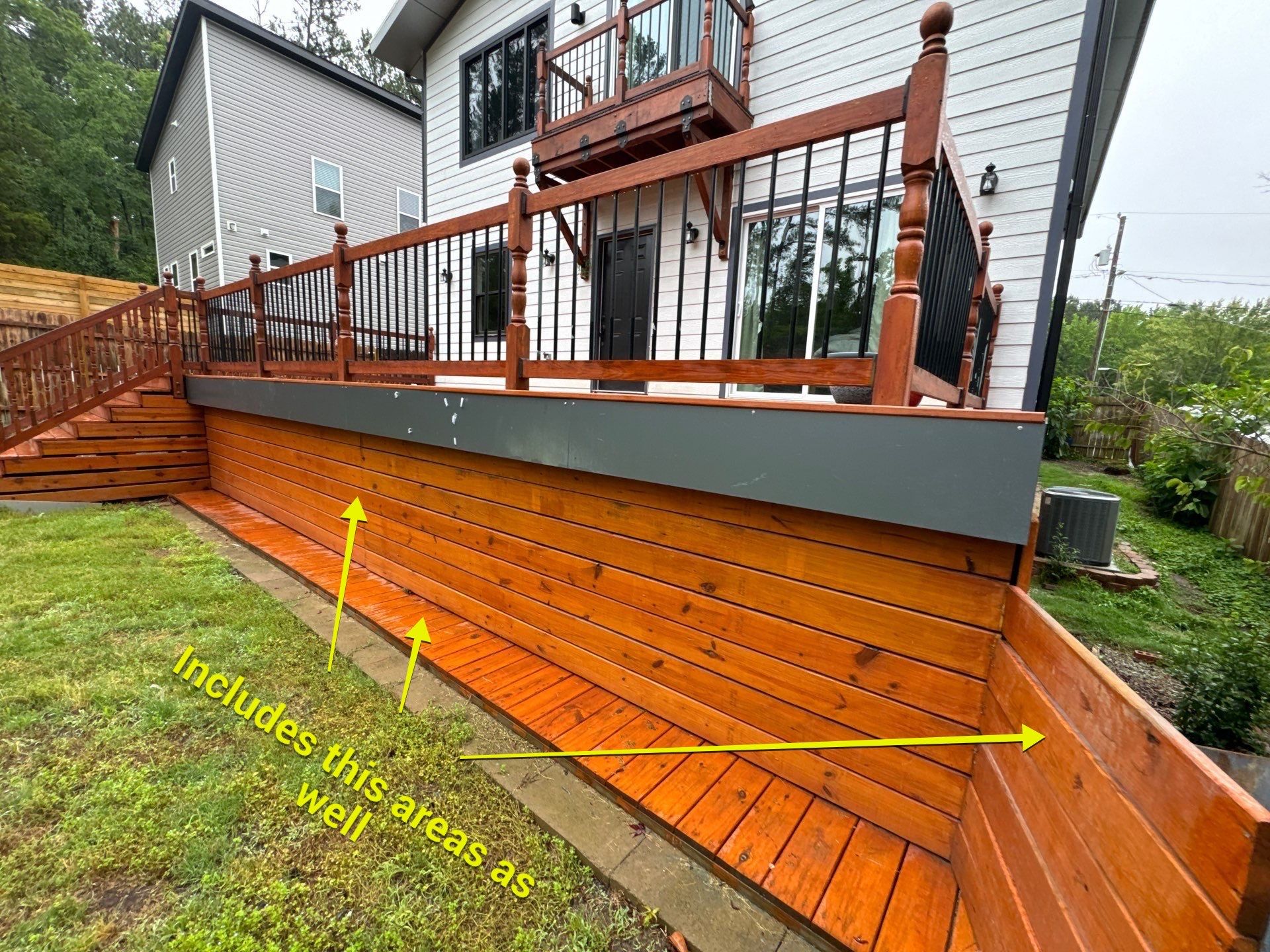 Interior Fresh Coat of paint & Deck stain by GonzalezPainters & Contractors Inc