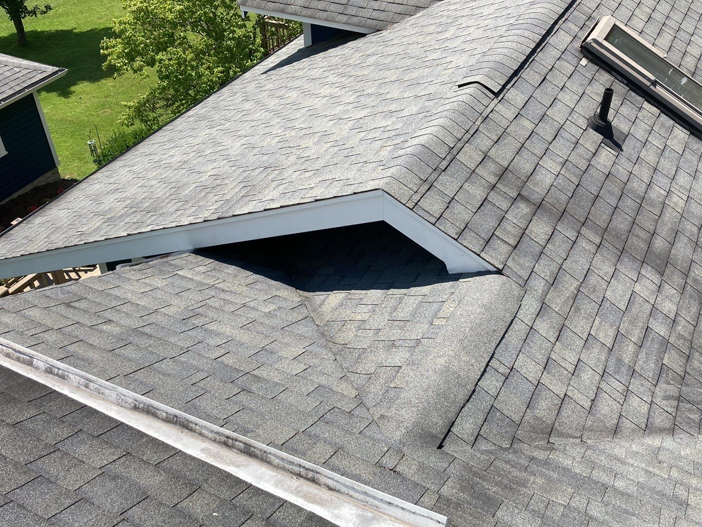 Residential Roofing Installation using GAF Timberline HDZ, Pewter Gray by Rainstoppers Roofing