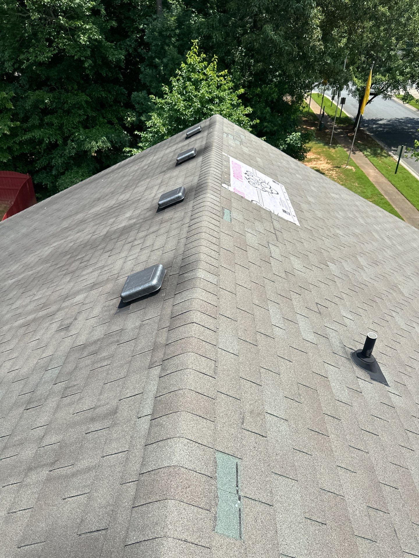 Roof and gutters replacement by hail and wind damage by Just Brilliant Restoration JBR