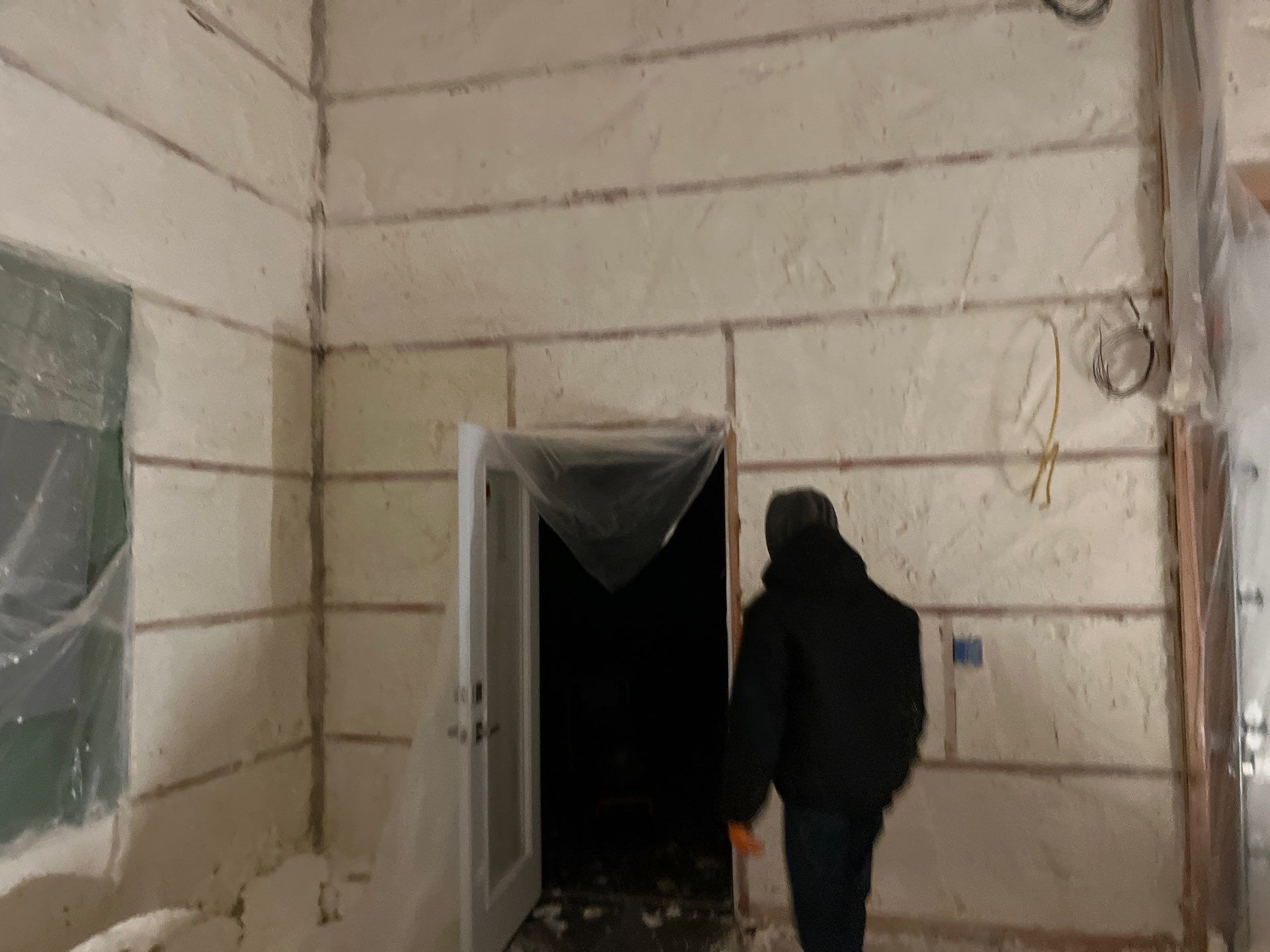 Open Cell Spray Foam to a Pole Barn by NYS Foam & Energy