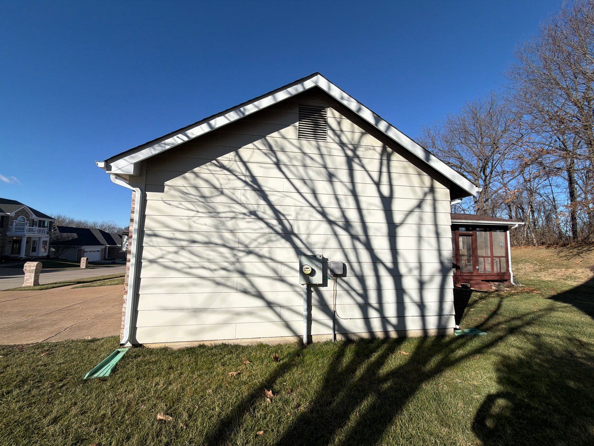 Project in St. Louis by Acute Roofing And Exteriors 