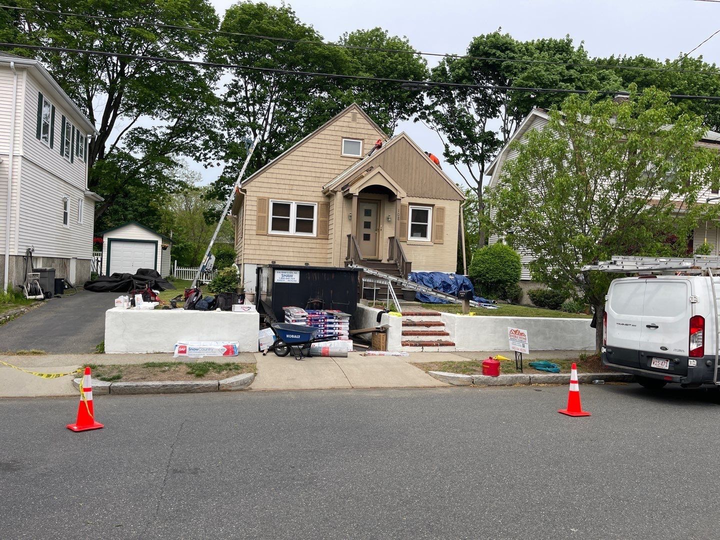 Residential Roofing Installation using GAF Timberline HDZ by Sensible Home Solutions