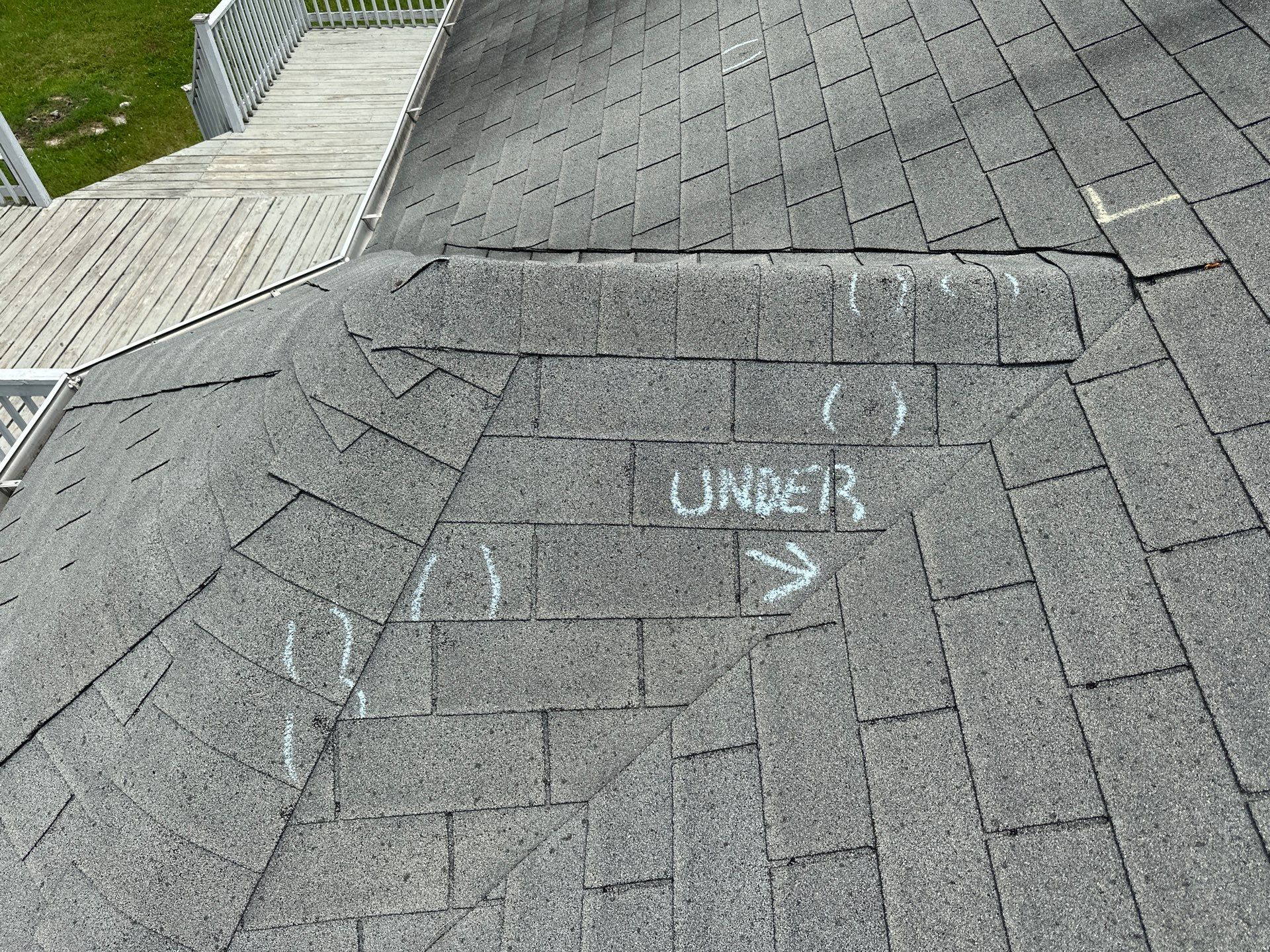 Solid Hail Damage - 3 Tab by Paragon Roofing