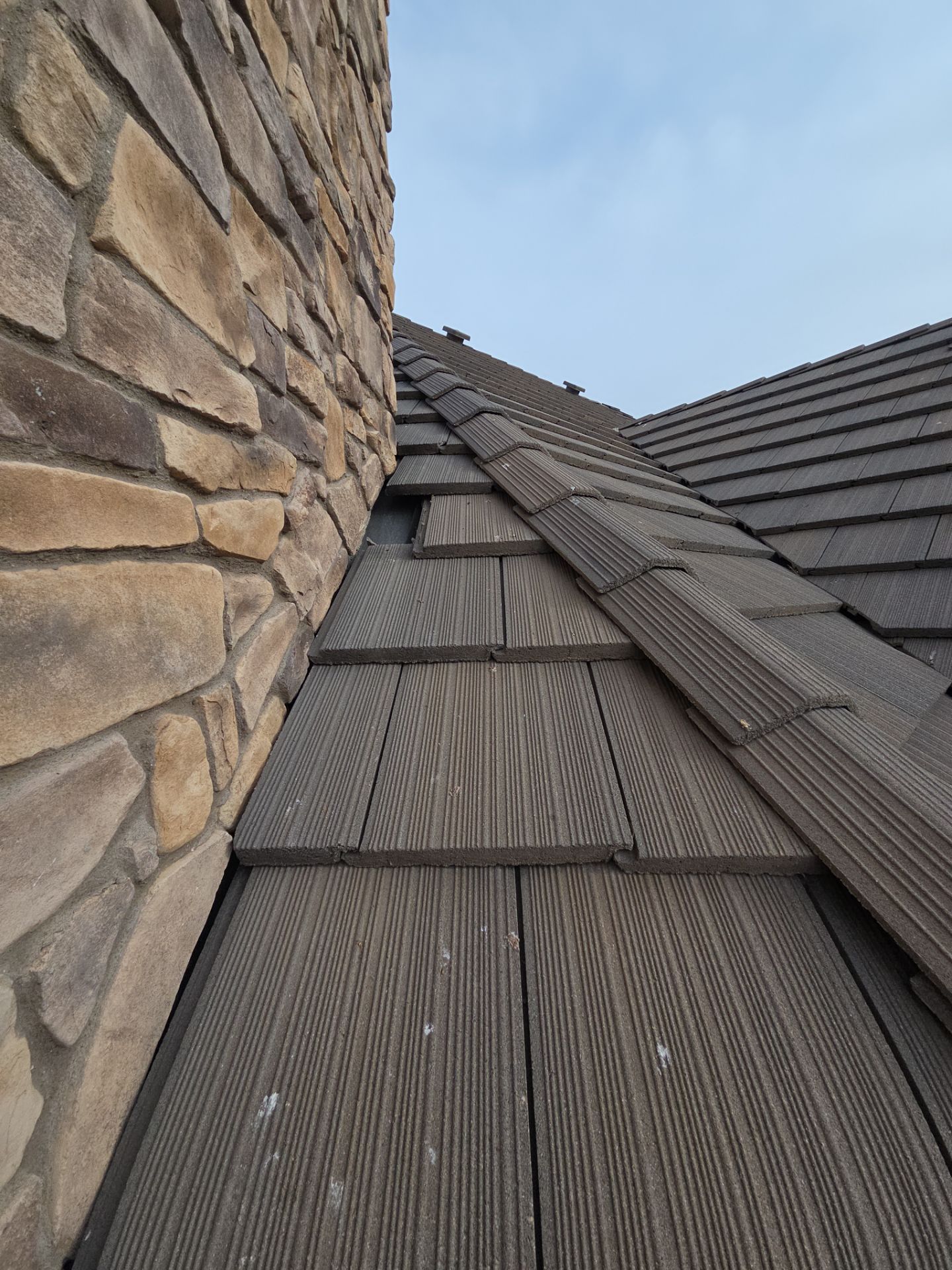 Tile replacement by RTP Roofing Company
