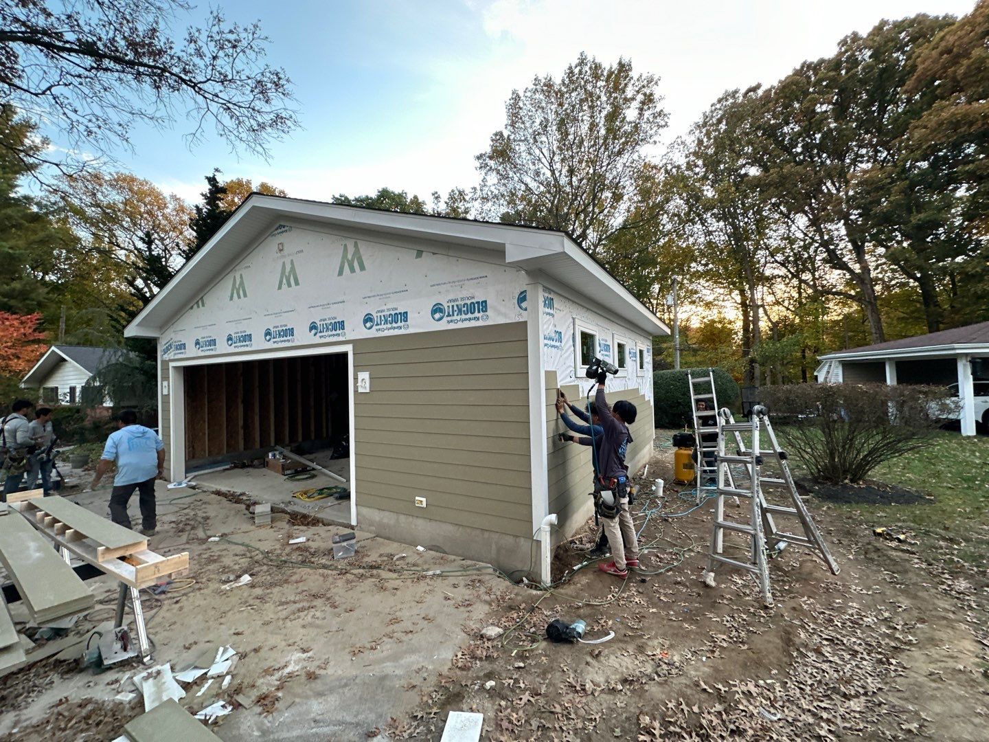 Garage Addition Project in MD by Bec Construction Llc