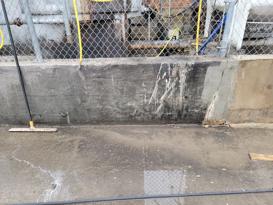 commercial pressure washing using Hot water by Northern Power Washing LLC.