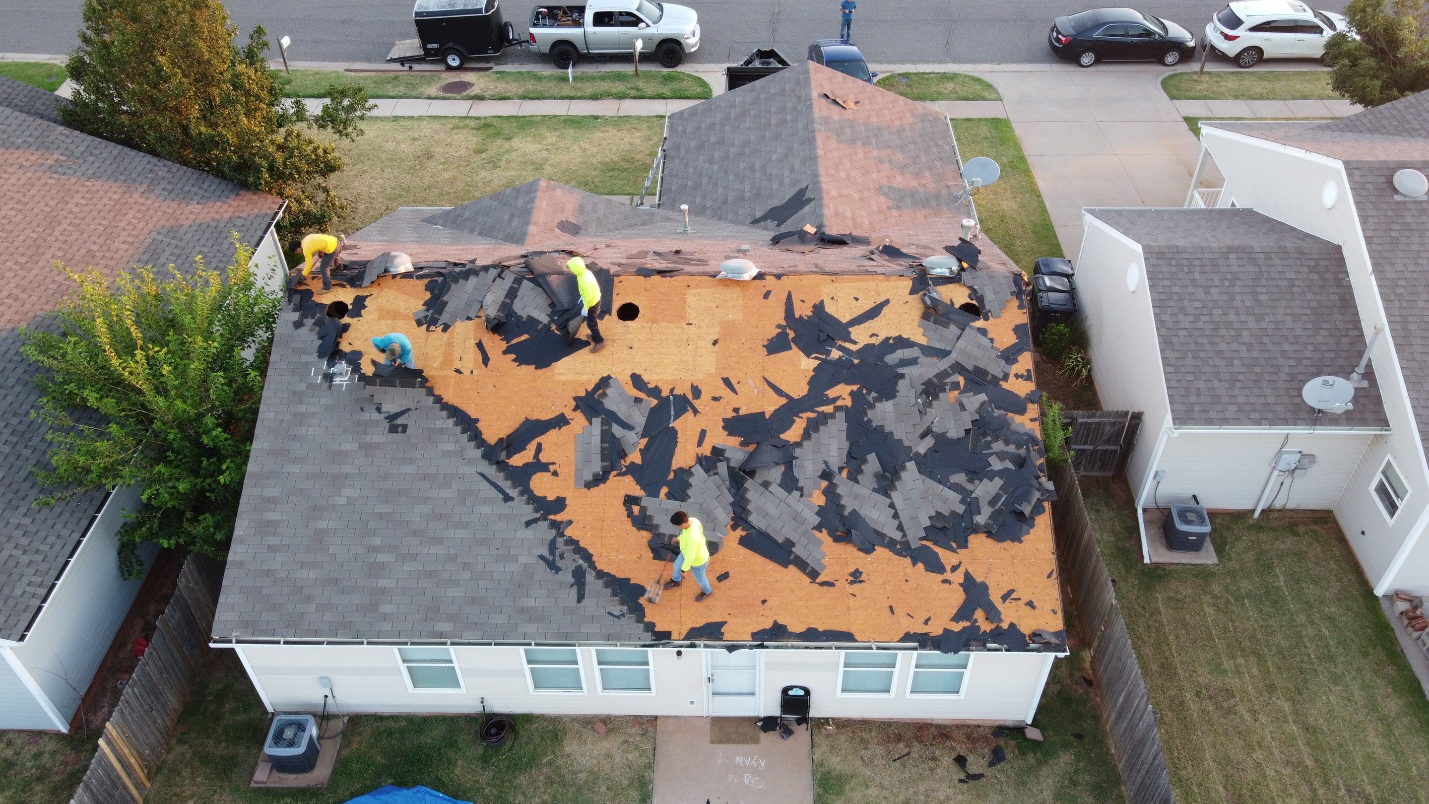 Residential Roofing Installation using GAF Natural Shadow  by A & H Roofing and Contracting