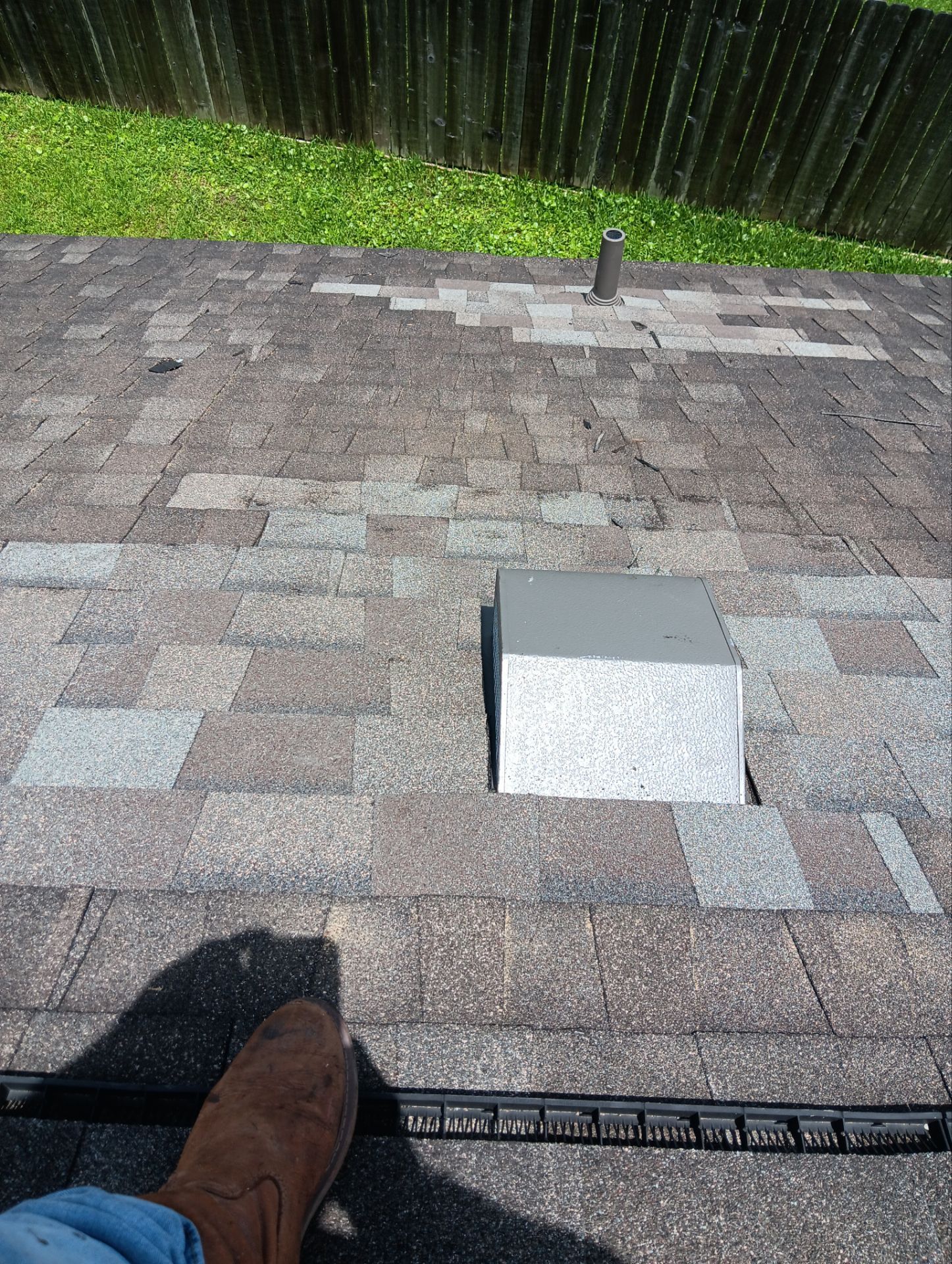 Hail Damage using Owen's Corning Duration (Lifetime) Shingles by Roof Repair Company