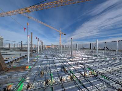 High Rise Solar Installation