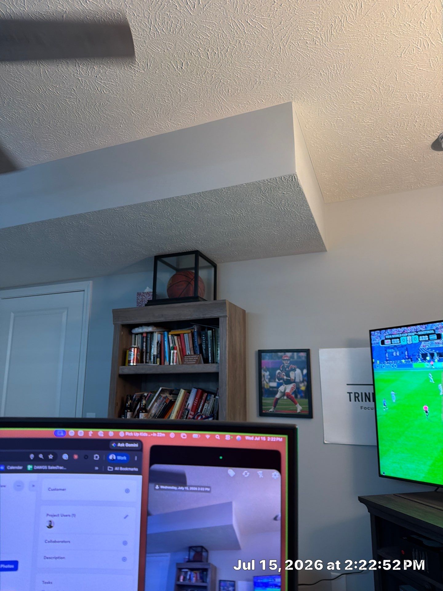 Lincoln Home Office and Media Room AV Installation by CompanyCam Sales Demo