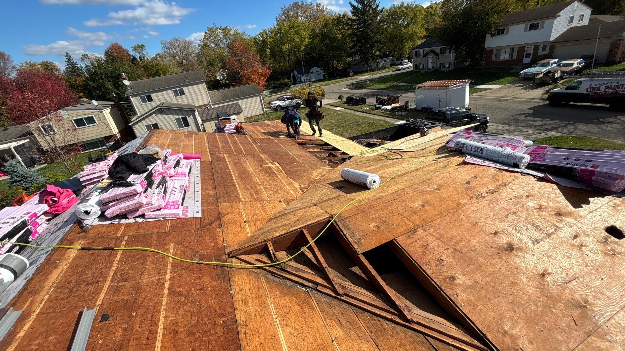 Roof Replacement using Owens Corning Brownwood by 180 Contractors