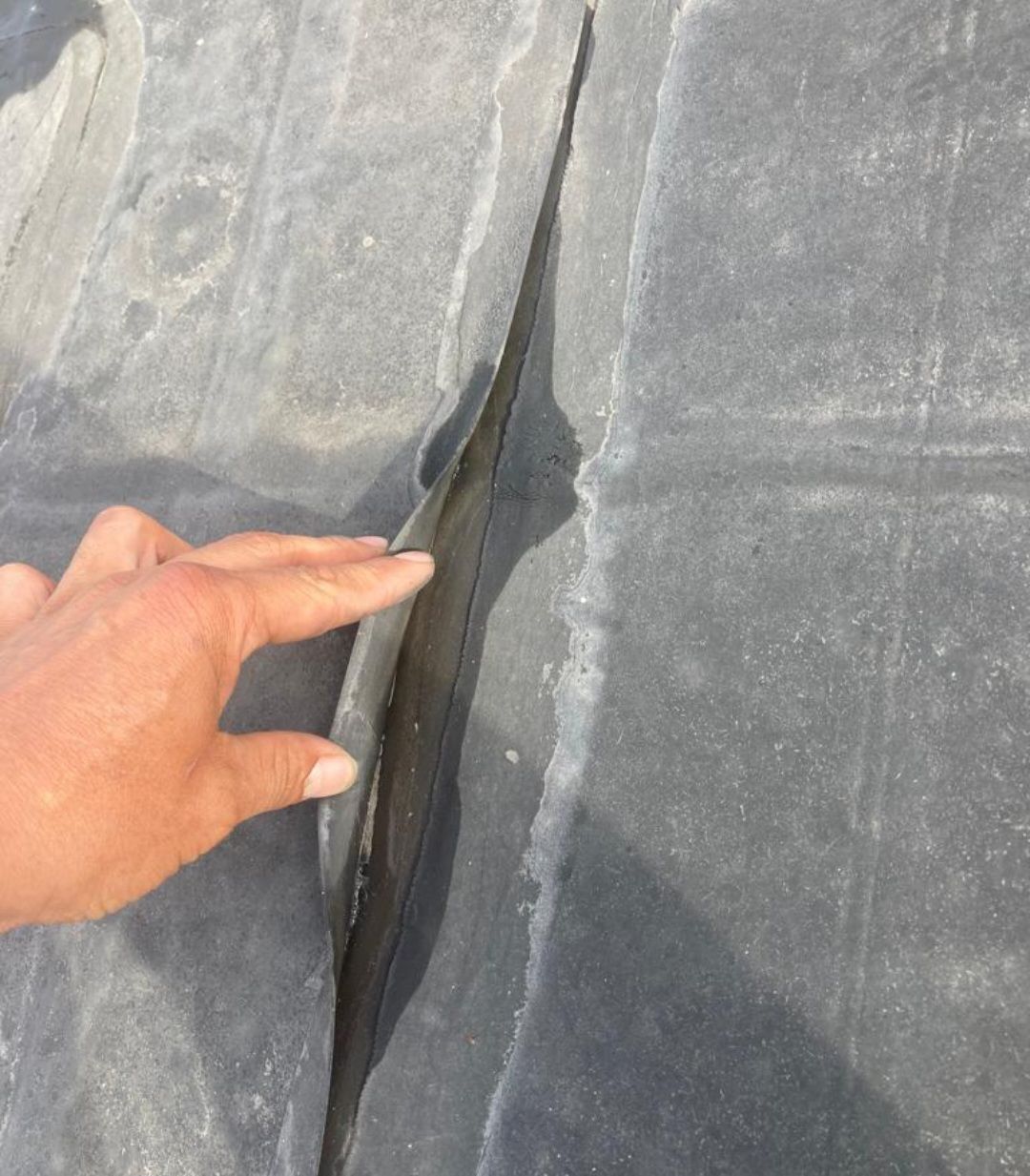 Roof Repair on failing EPDM seams  by Grell Roofing, LLC
