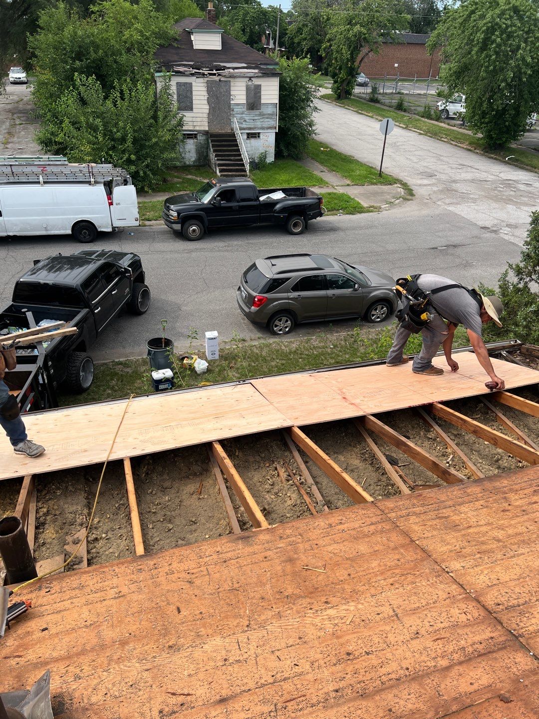 Roof replacement by hail and wind damage  by Just Brilliant Restoration JBR