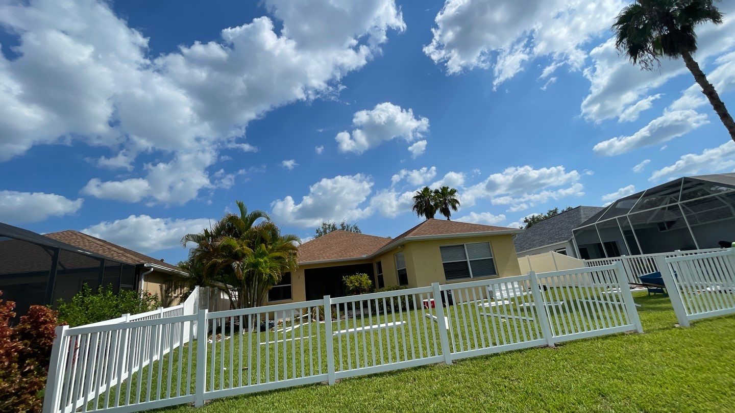 Lakewood Ranch, FL White Vinyl Privacy & Picket Fence by Asap fence and gates, LLC