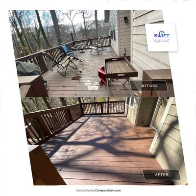 Exterior Painting and Deck Refinishing for an Acworth Residence