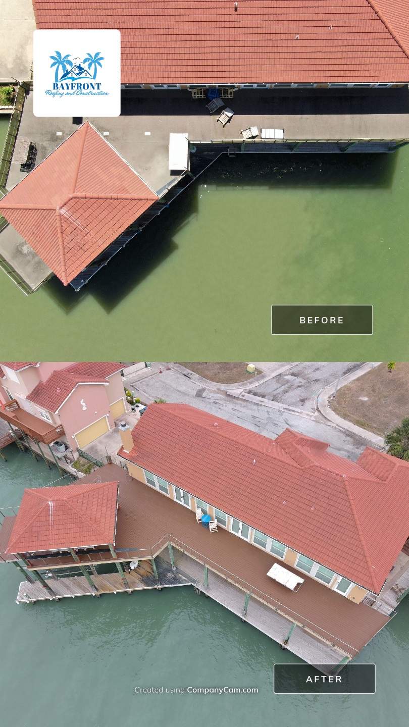 Waterfront Walkout Waterproofed! by Bayfront Roofing and Construction