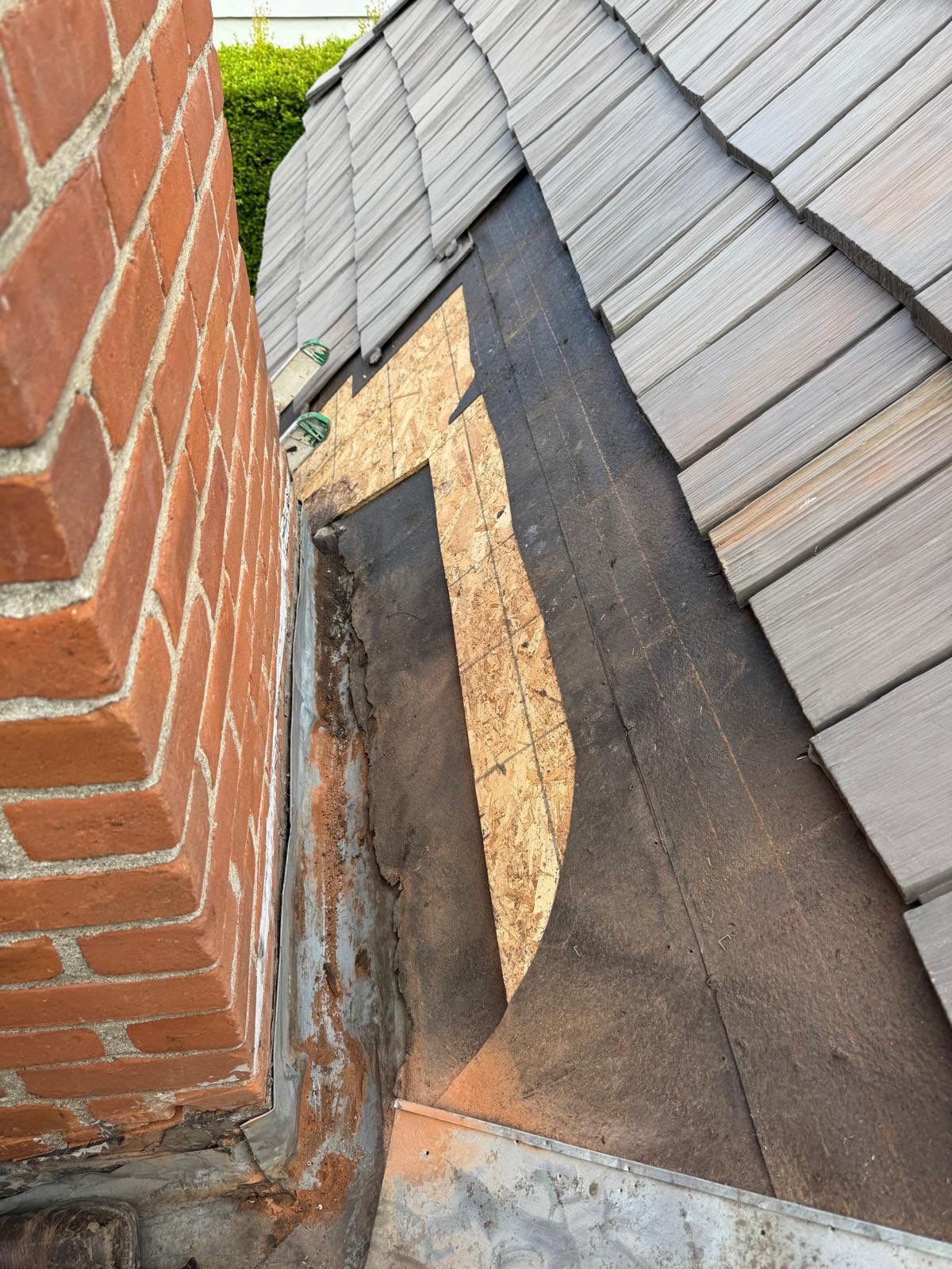 Composite Shake Roofing and Custom Chimney Cricket Installation in San Diego by Westmark Roofing