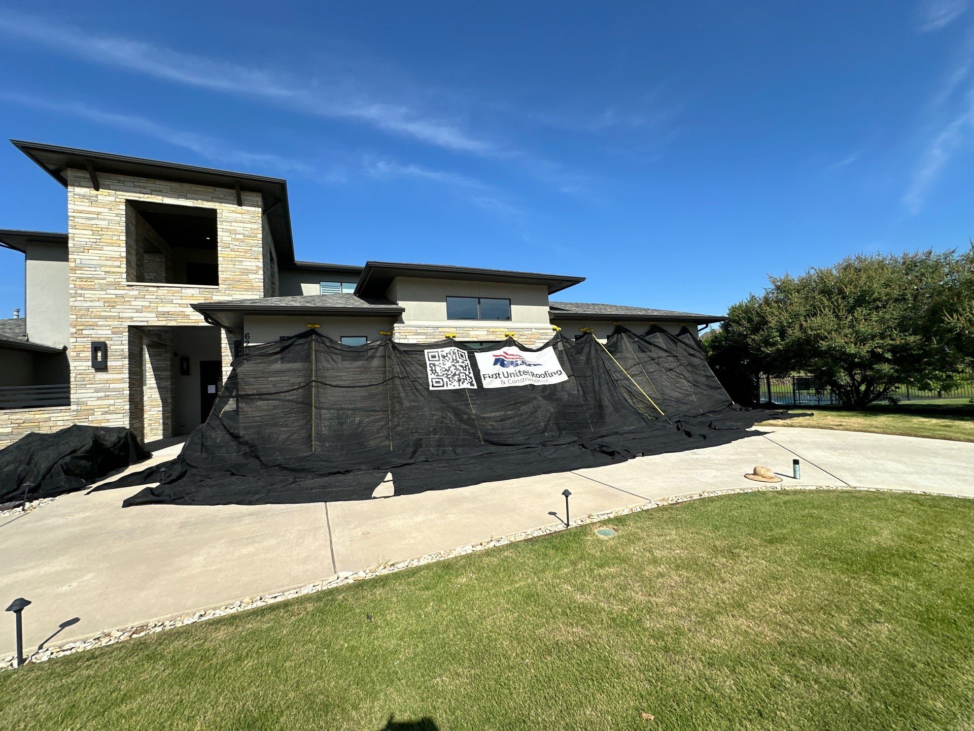 Colleyville Estate Re-Roof Project by First United Roofing & Construction