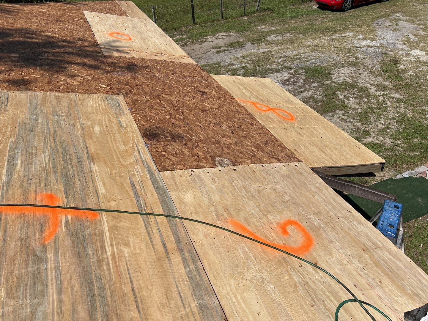 Residential Roofing Installation using 26 GA Rib Panel Galvalume by 1st Class Roofing, Inc.