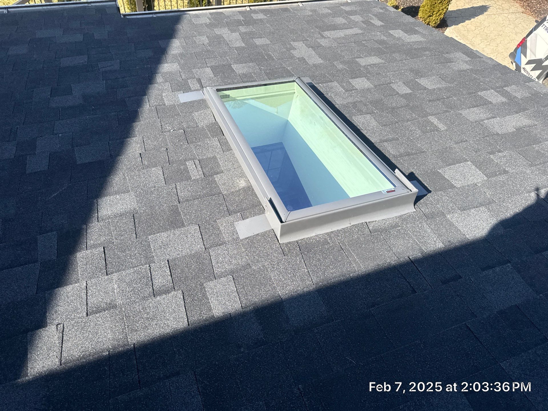 Charlotte, NC Architectural Shingle Roof Replacement and Velux Skylight Installation by Merritt Roofing LLC