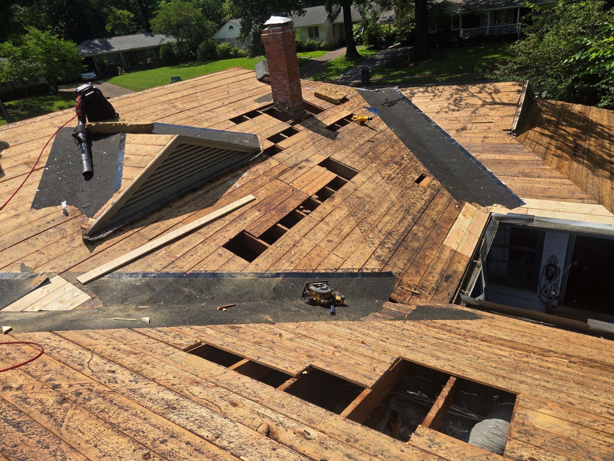 Tree Damage Restoration and Asphalt Shingle Roof Replacement in Memphis by Revival Roofing Services