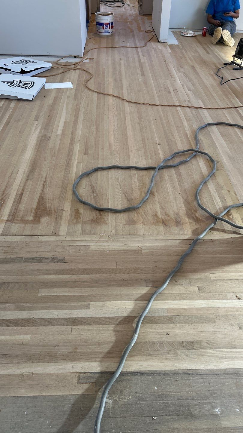 Repair and Refinish for hardwood floors  by Footprints Floors of Nashville