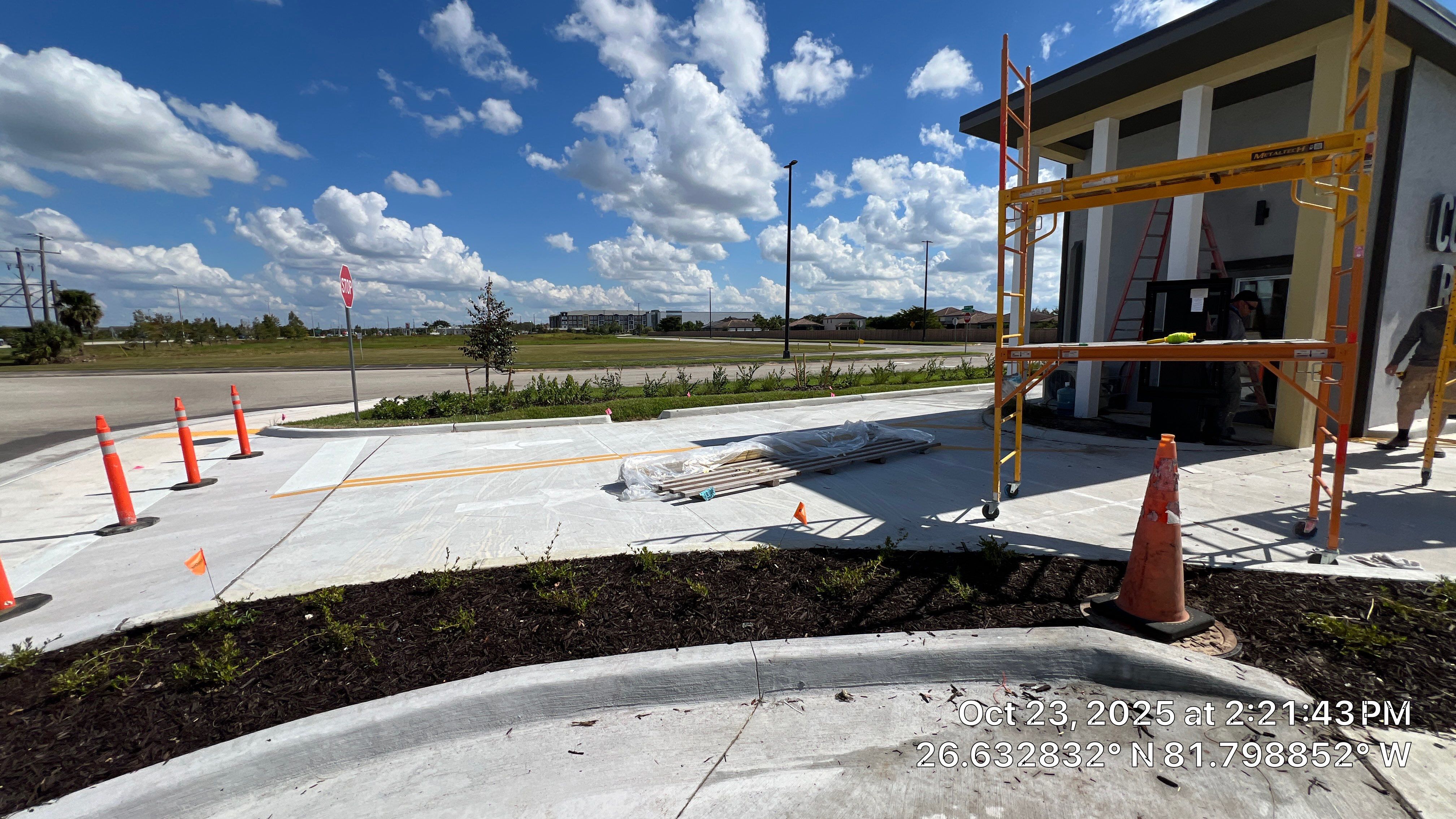 Coffee Rush Fort Myers with PRS by Don Mar, Inc. Storm Water Solutions