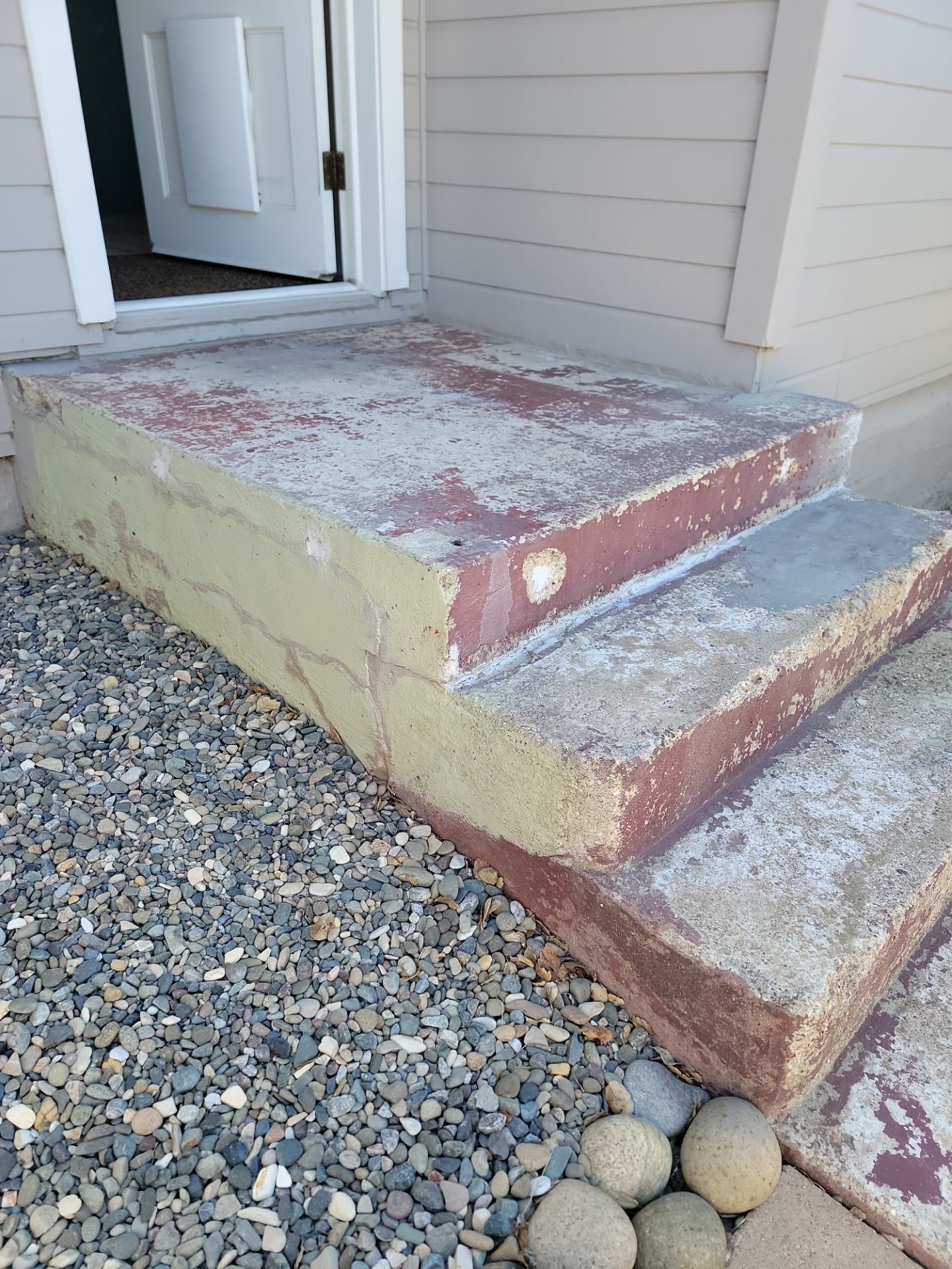 Back porch and steps by MGP Coatings