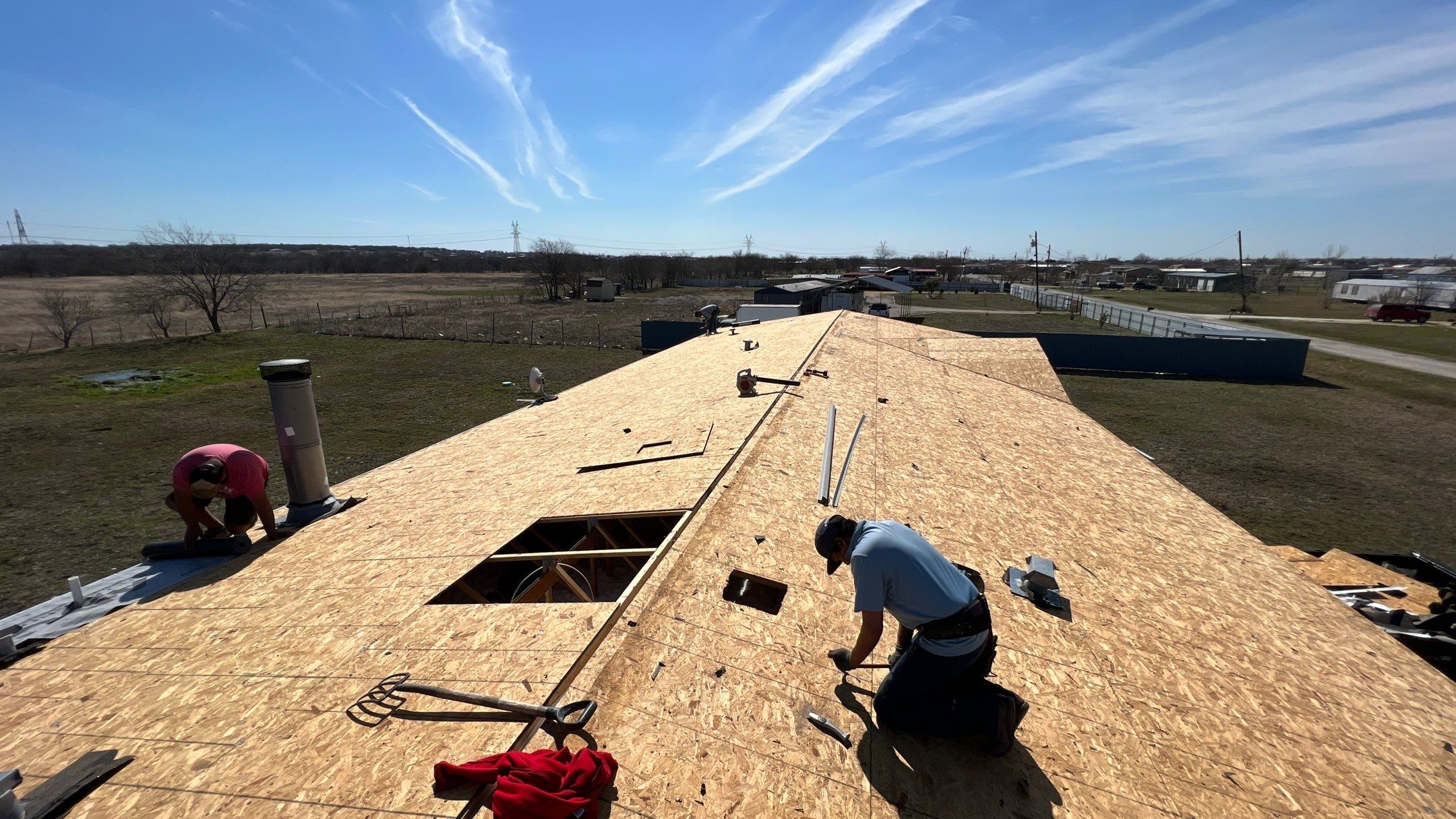 Residential Roofing Installation using Roofing Shingles by Harvey Roofing & Construction