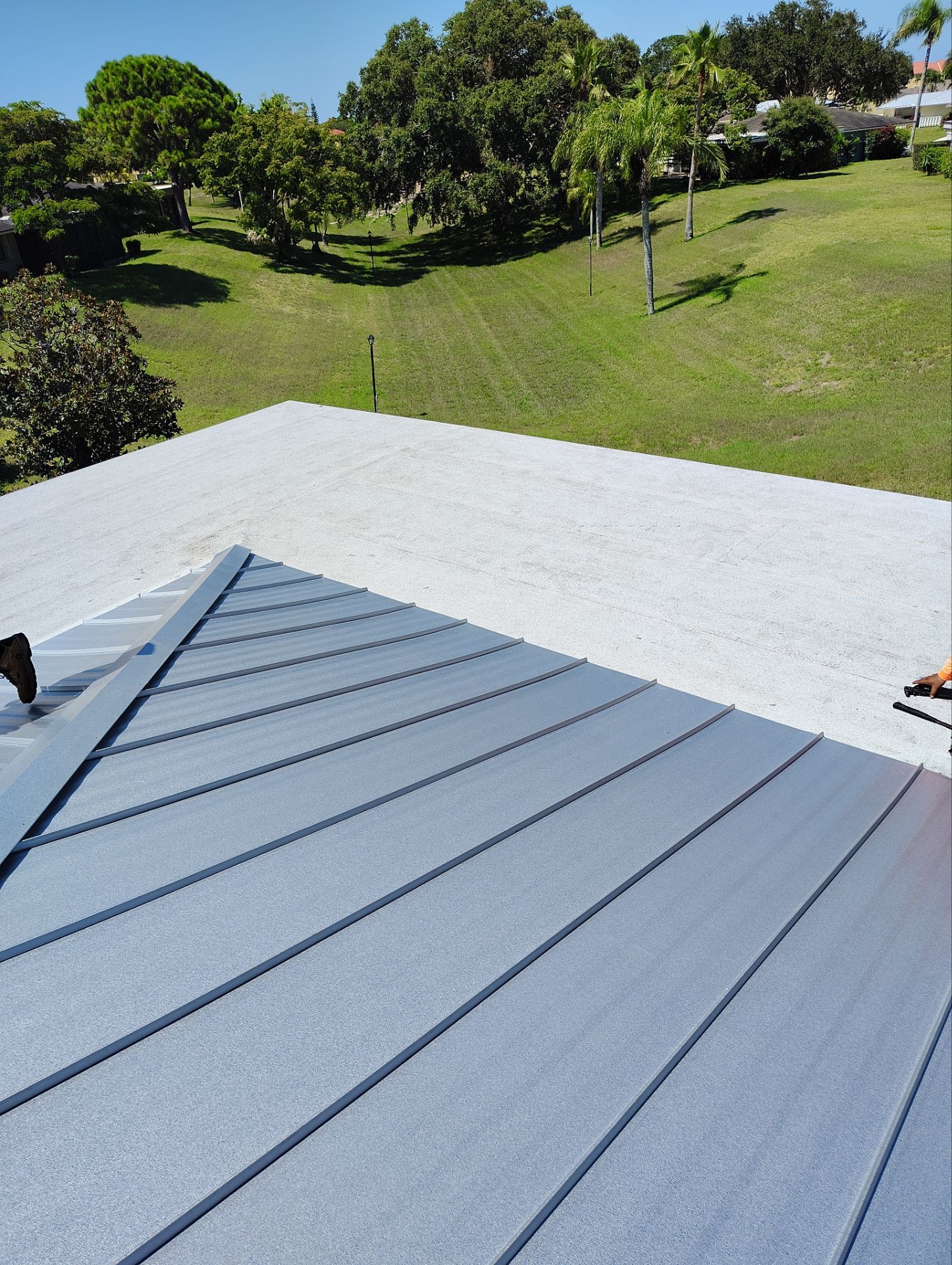 24ga 1" Nail-Strip Mill Finish by Total Roofing System The Metal Roof Experts