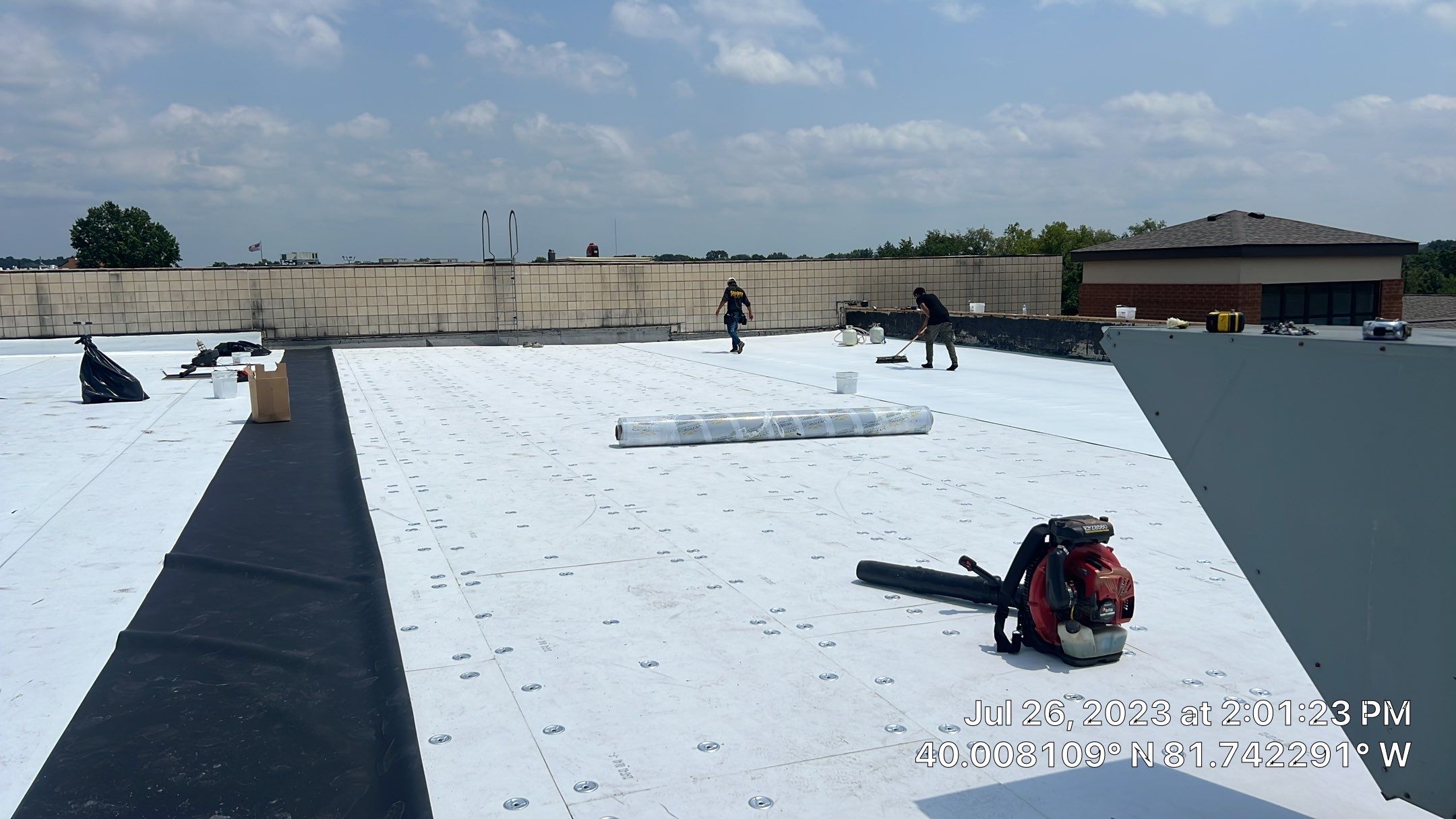 East Muskingum Middle School Roof by Gold Star Roofing LLC 