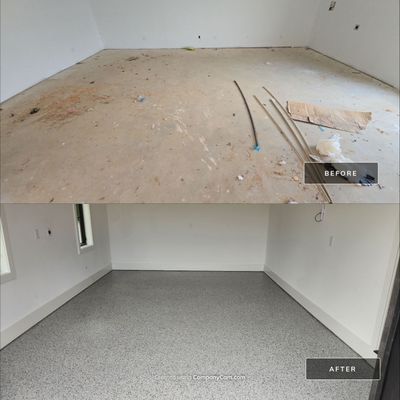 Garage Transformation Using Houndstooth