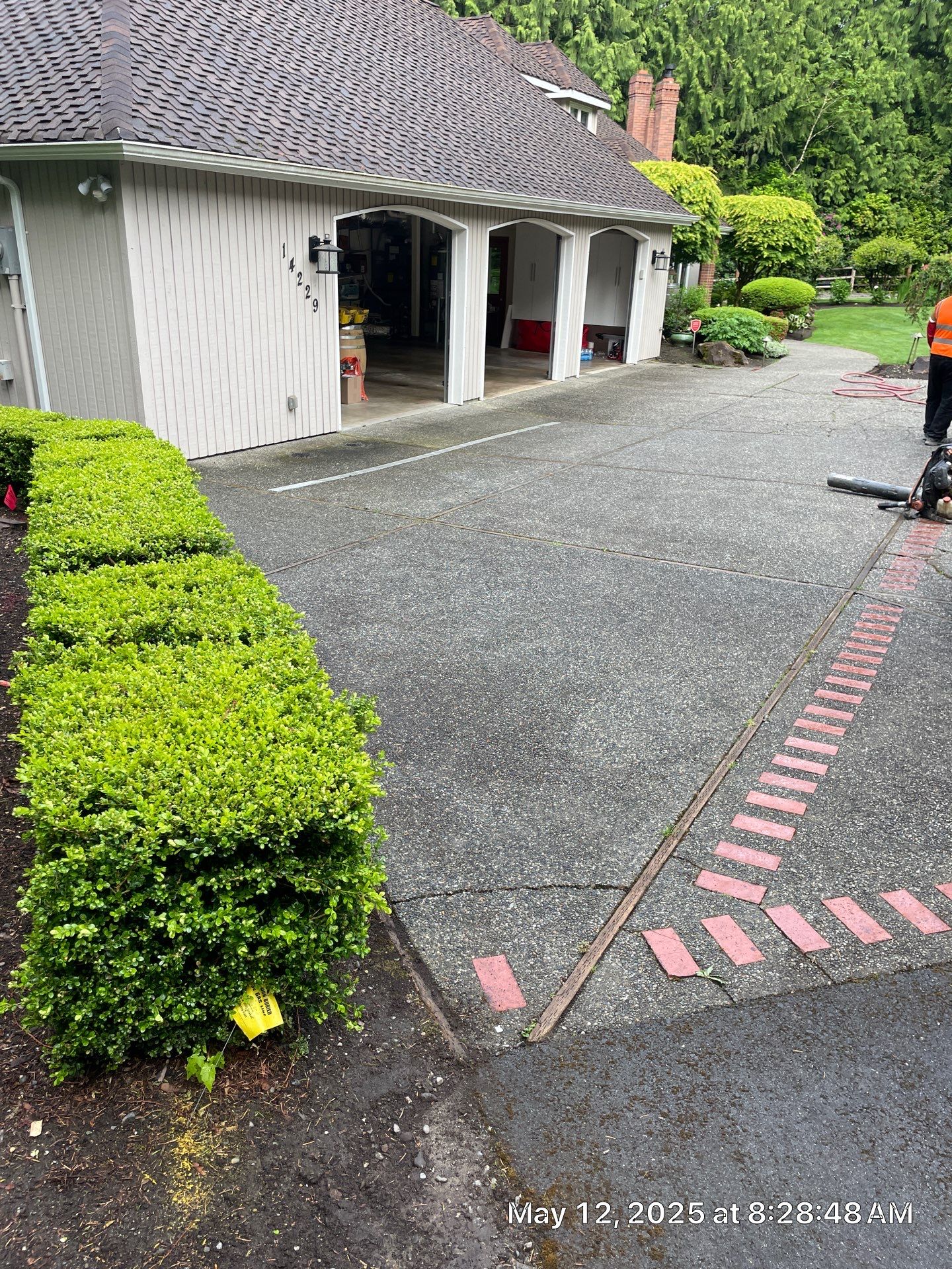Stamped Concrete Driveway Renovation | Woodinville  by Jireh Asphalt & Concrete Inc 