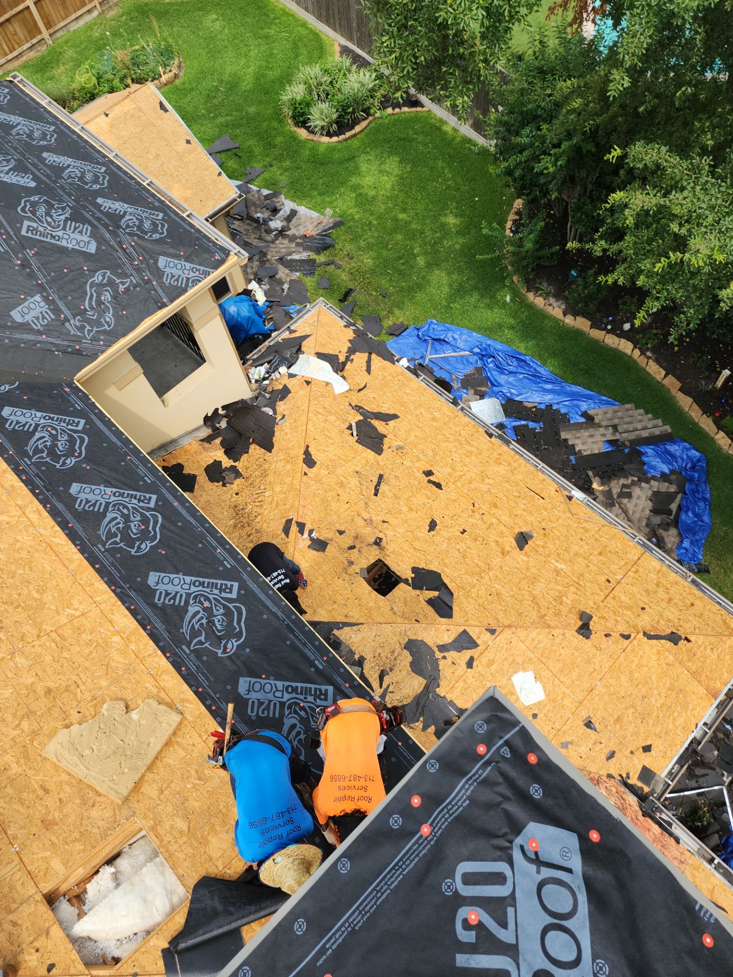 Residential Roofing Installation using Owen's Corning Duration (Lifetime) Shingles by Roof Repair Company