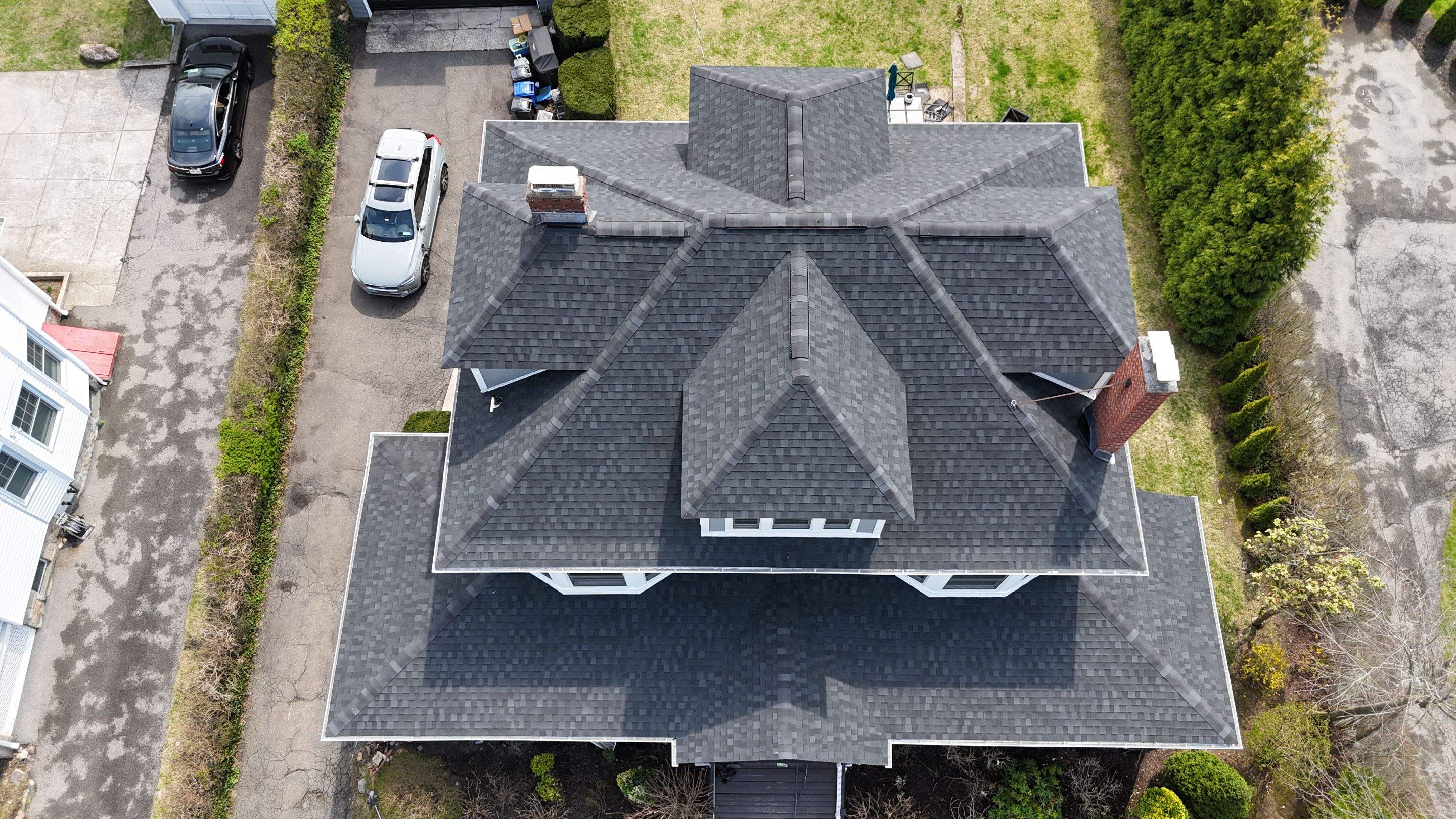 Project in New Rochelle by The Energy Efficient Roofer & George's Seamless Gutters