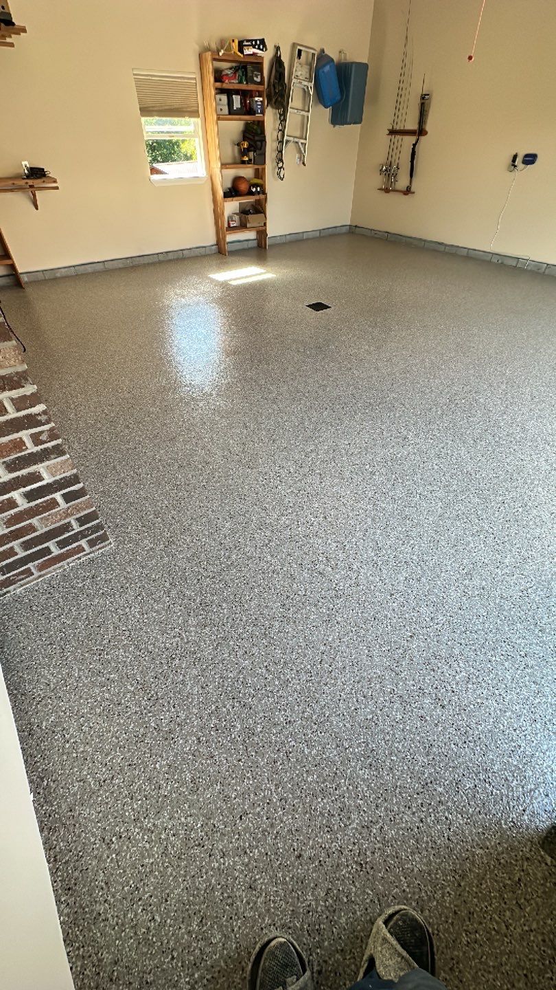 Porch + Garage Project in Weirton by Floors in a Day, Inc