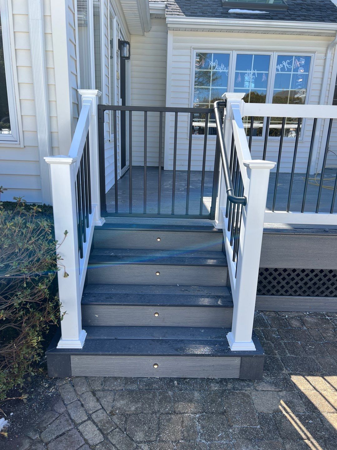New deck With Porch  by deck guardian