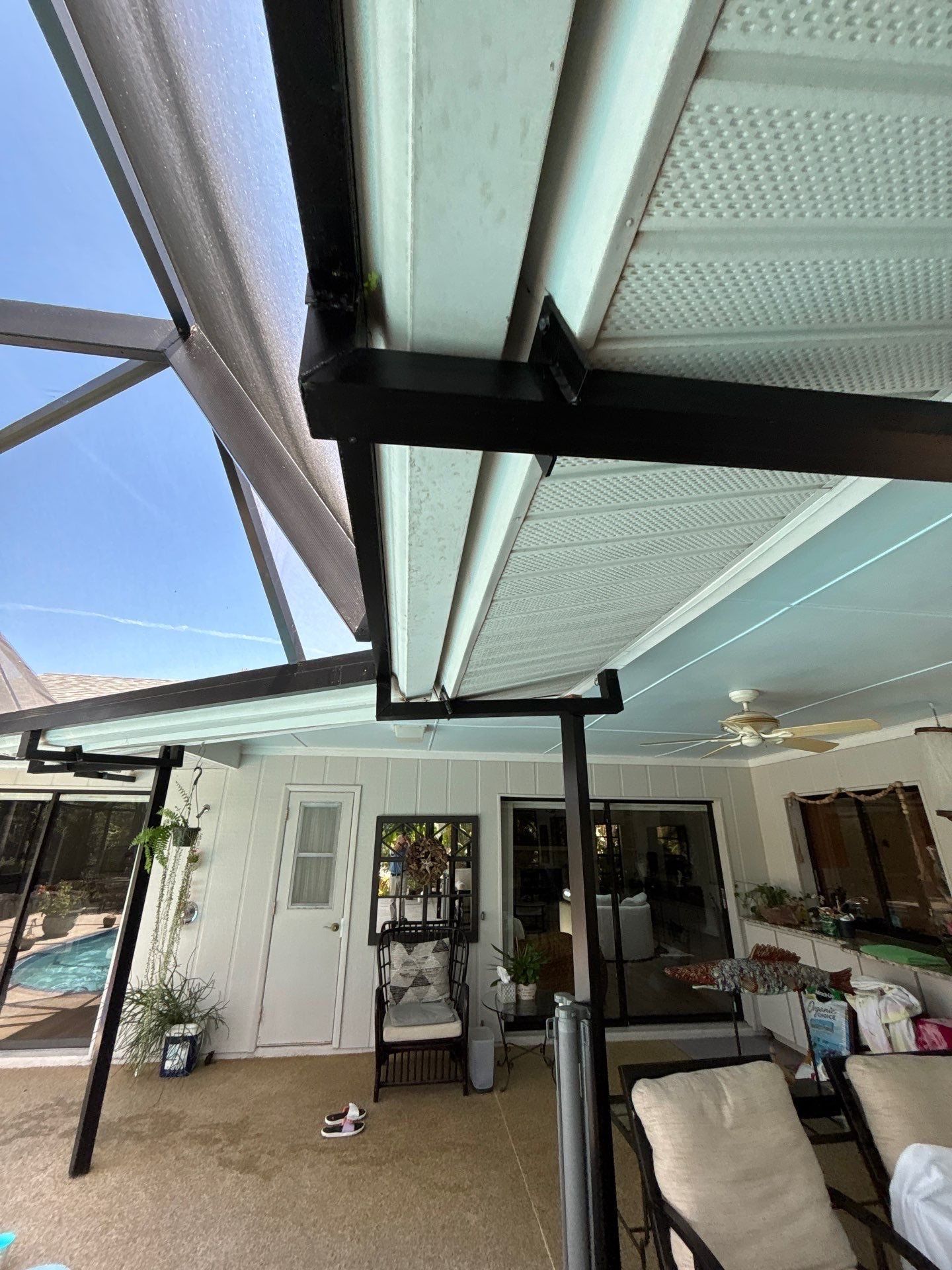 Brown 6-Inch Seamless Gutters in SarasotaFL by Gutter Professors