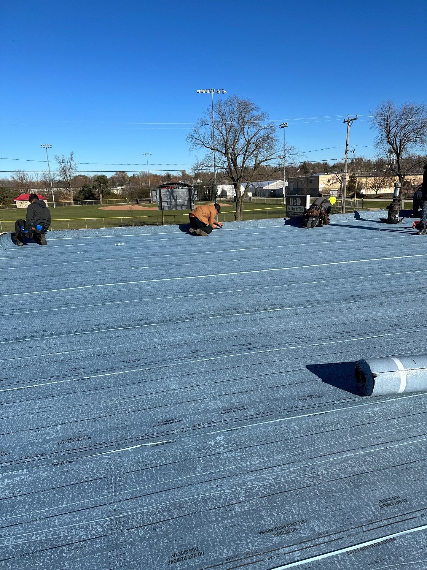 Commercial Roofing using Certainteed Flintastic Self Adhered by Stendahl Services