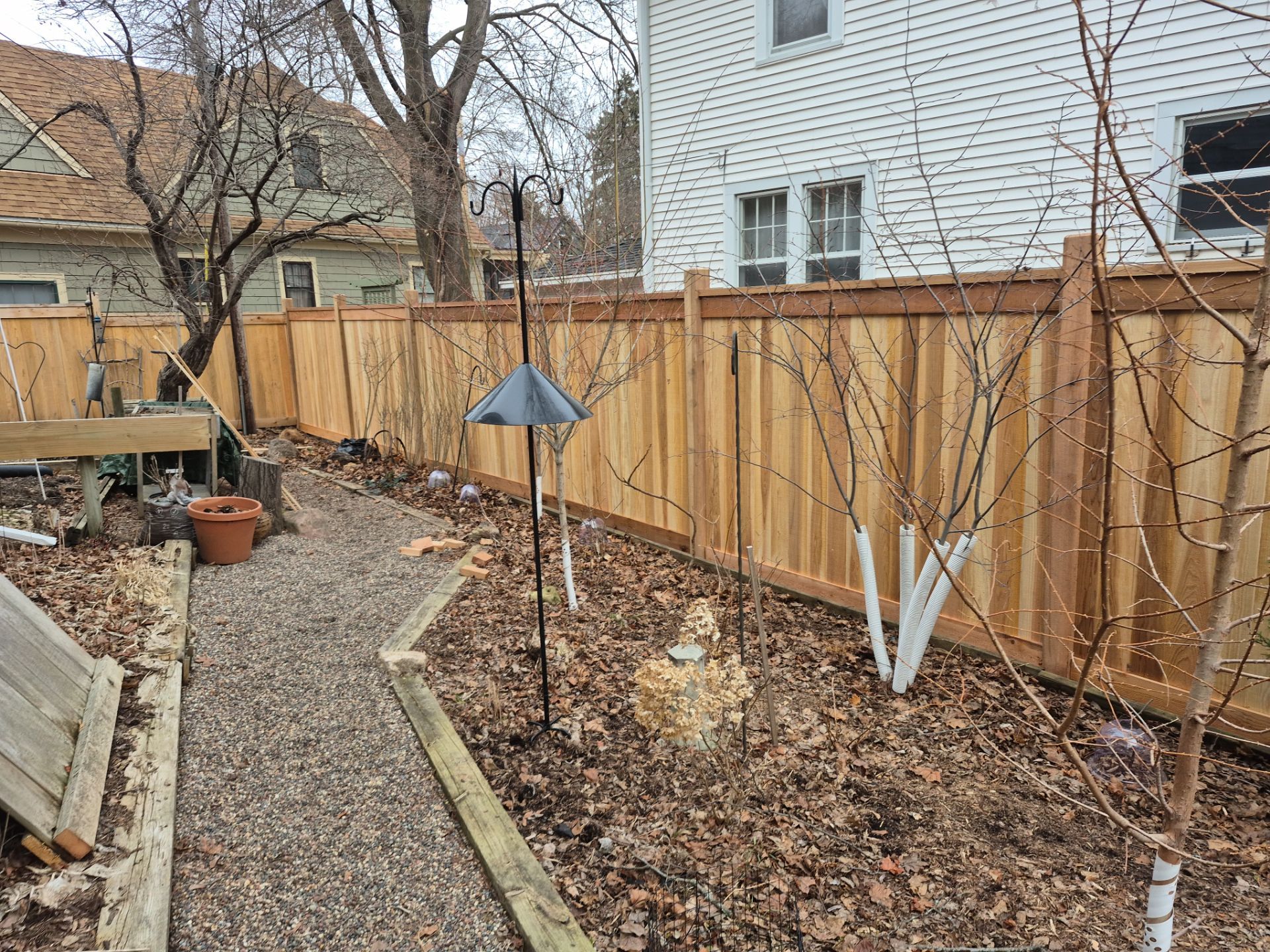 Custom Cedar Fencing by Madison Fence Company