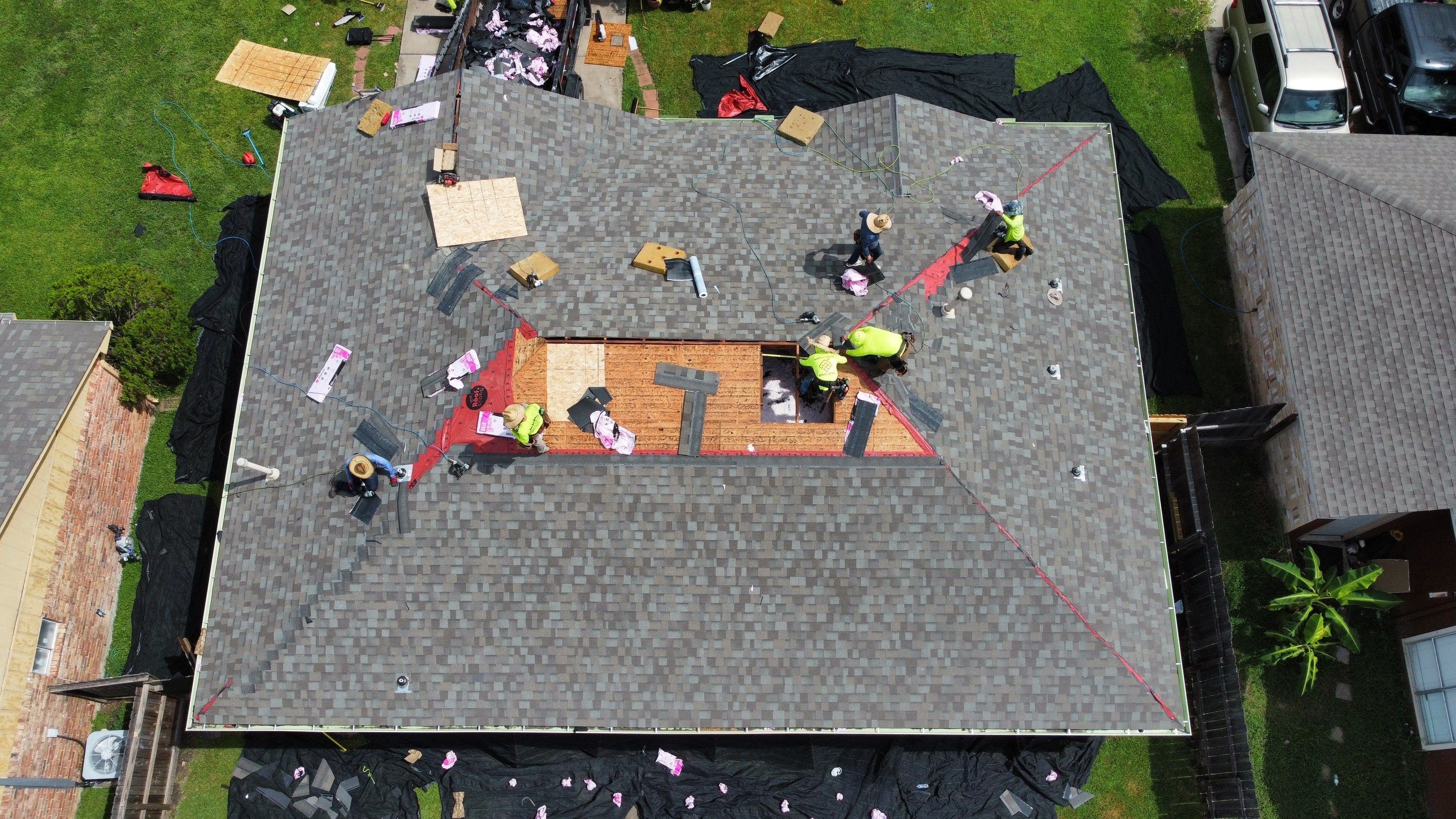 Marine Veteran Reroof Project by Berry Good Roofing 