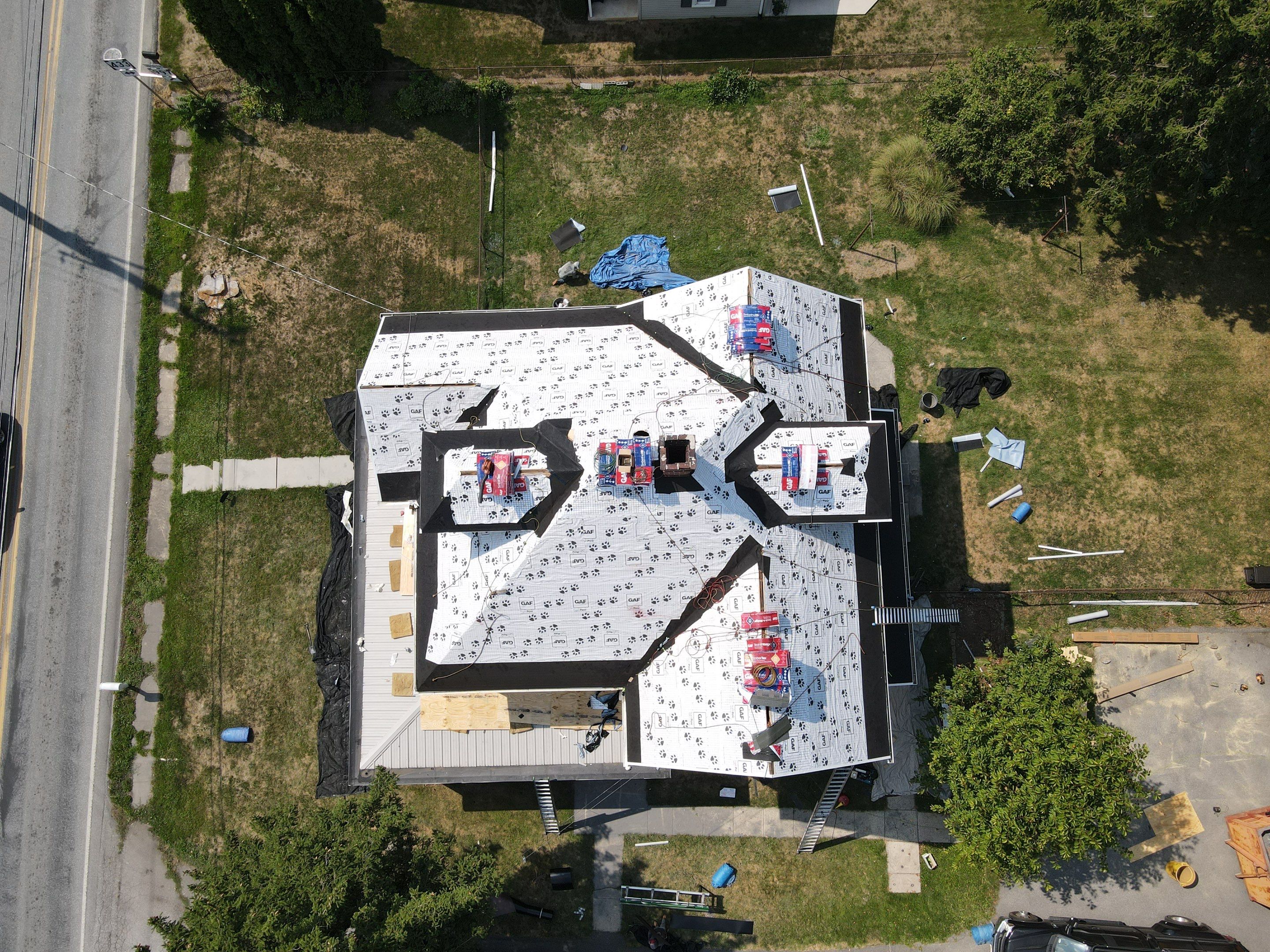 Slate Roof Removal  by Teflon Roofing
