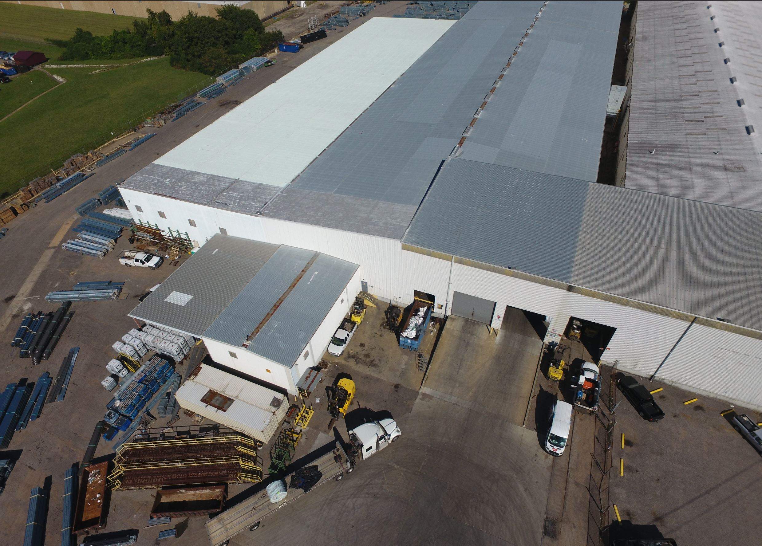 Commercial Metal Restoration System using Aldocoat Coatings by Hostetler Roofing